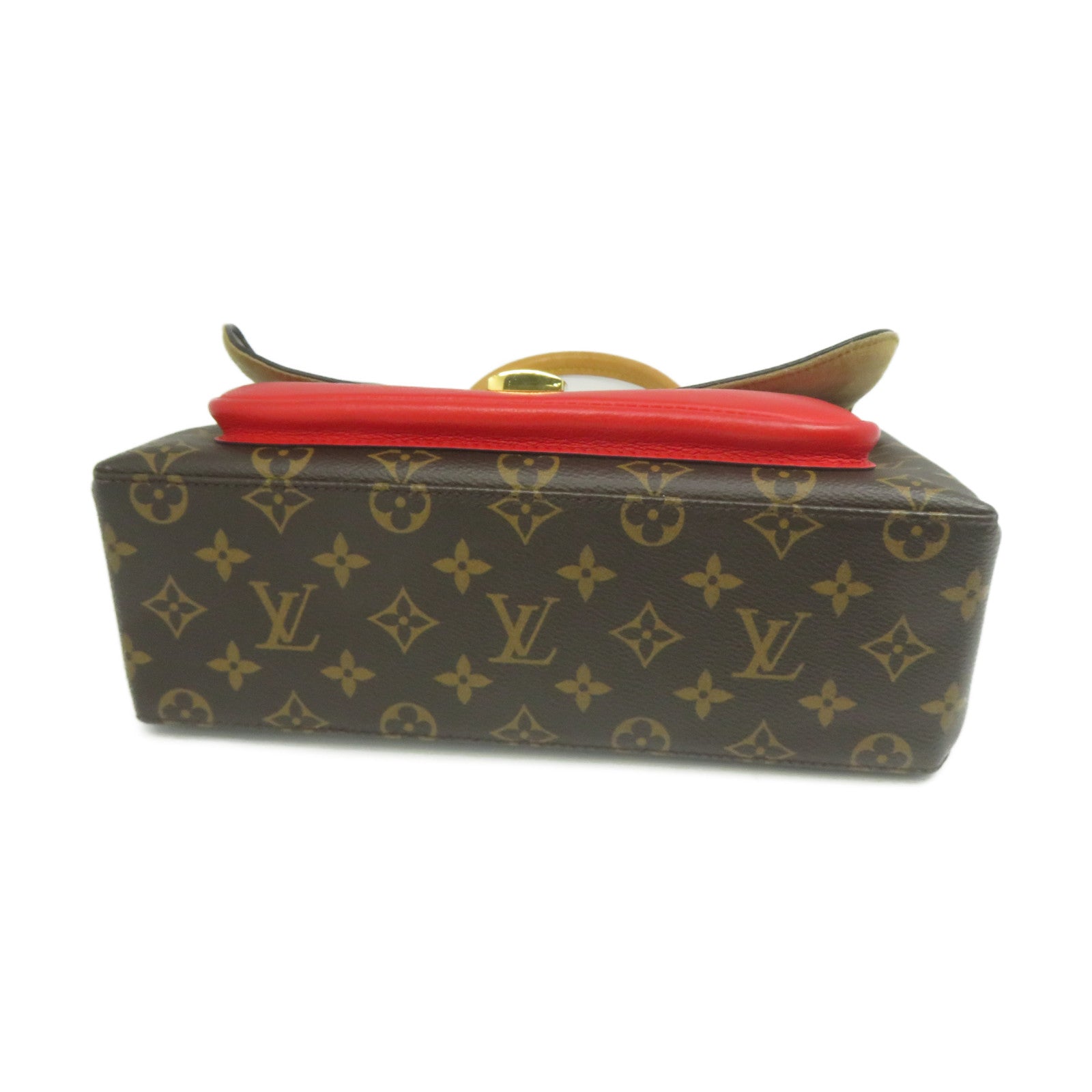 LOUIS VUITTON Monogram Marignan金扣手挽肩背兩用袋啡色