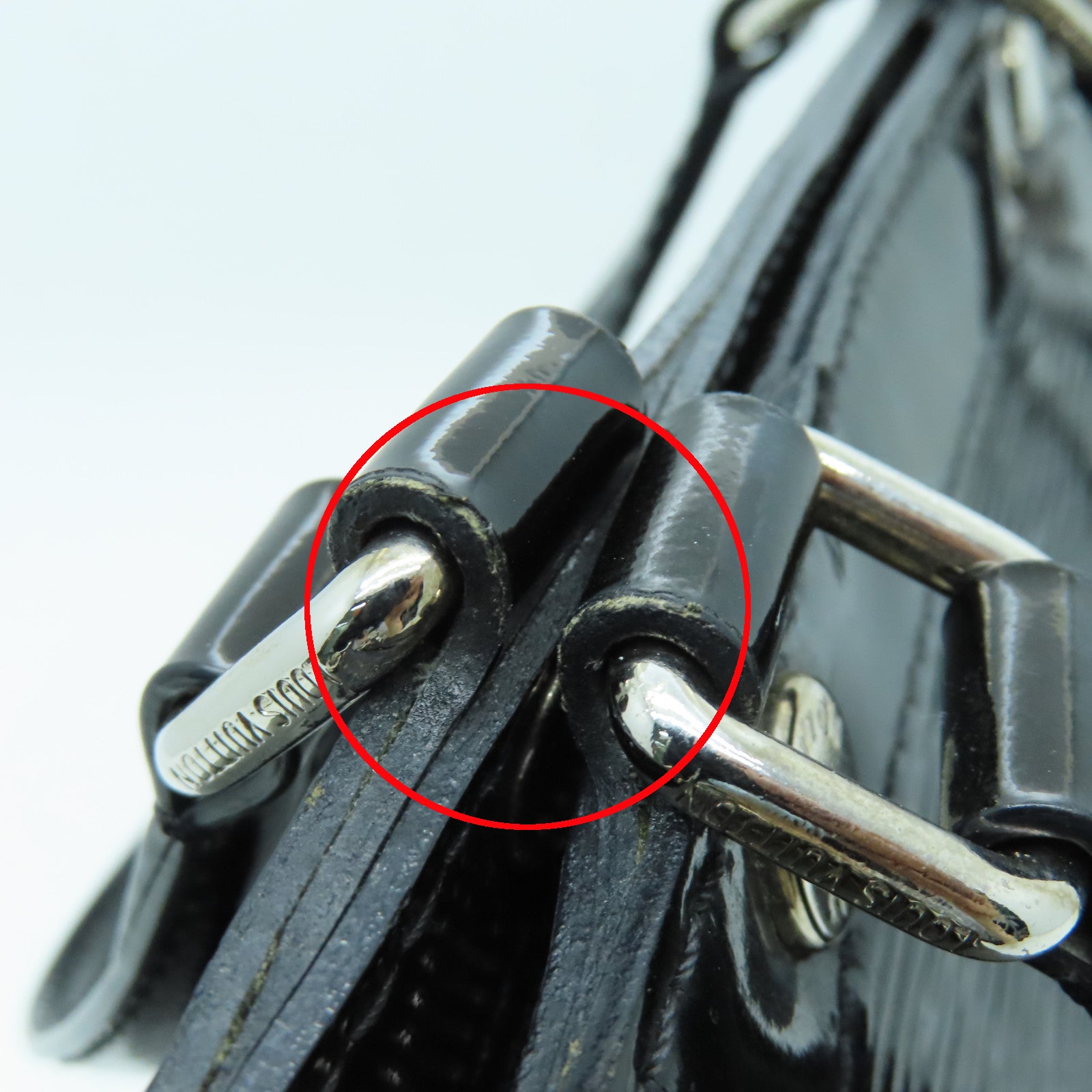 LOUIS VUITTON Epi Electric Brea MM銀扣手挽肩背兩用袋黑色