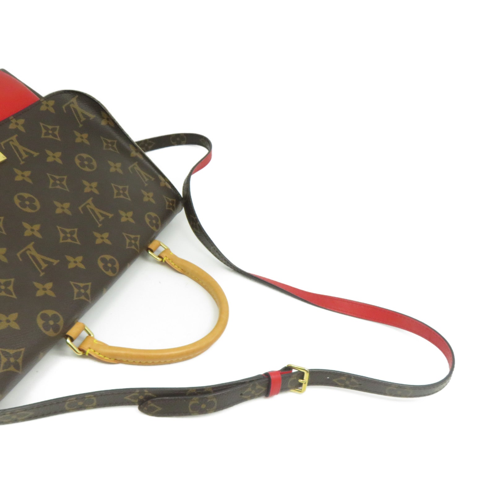 LOUIS VUITTON Monogram Marignan金扣手挽肩背兩用袋啡色
