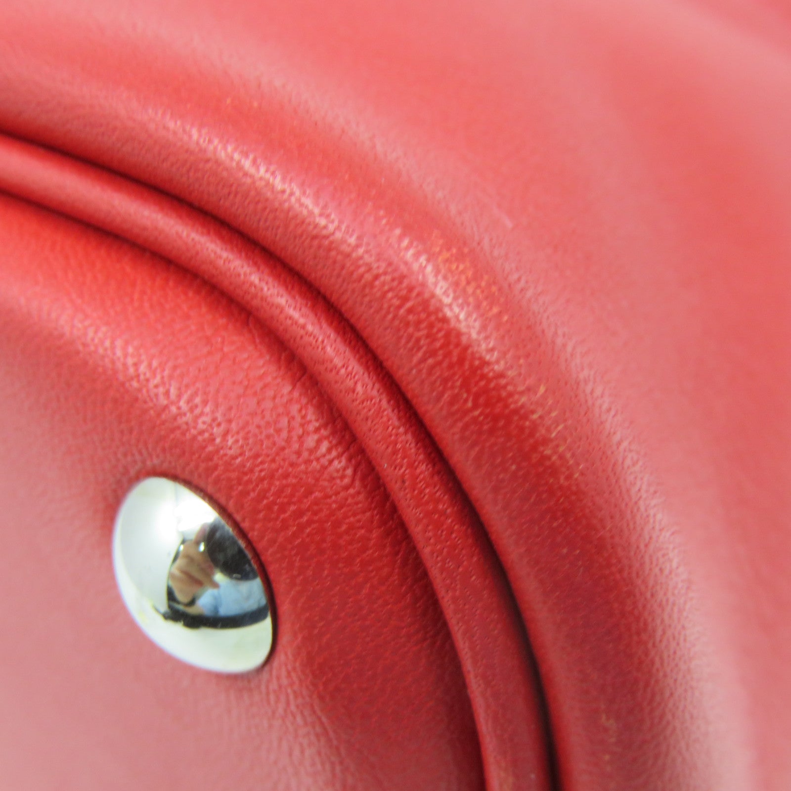 HERMES 【激减优惠】Swift皮革Bolide 27 2Way Shoulder Bag银扣手挽肩背两用袋红色