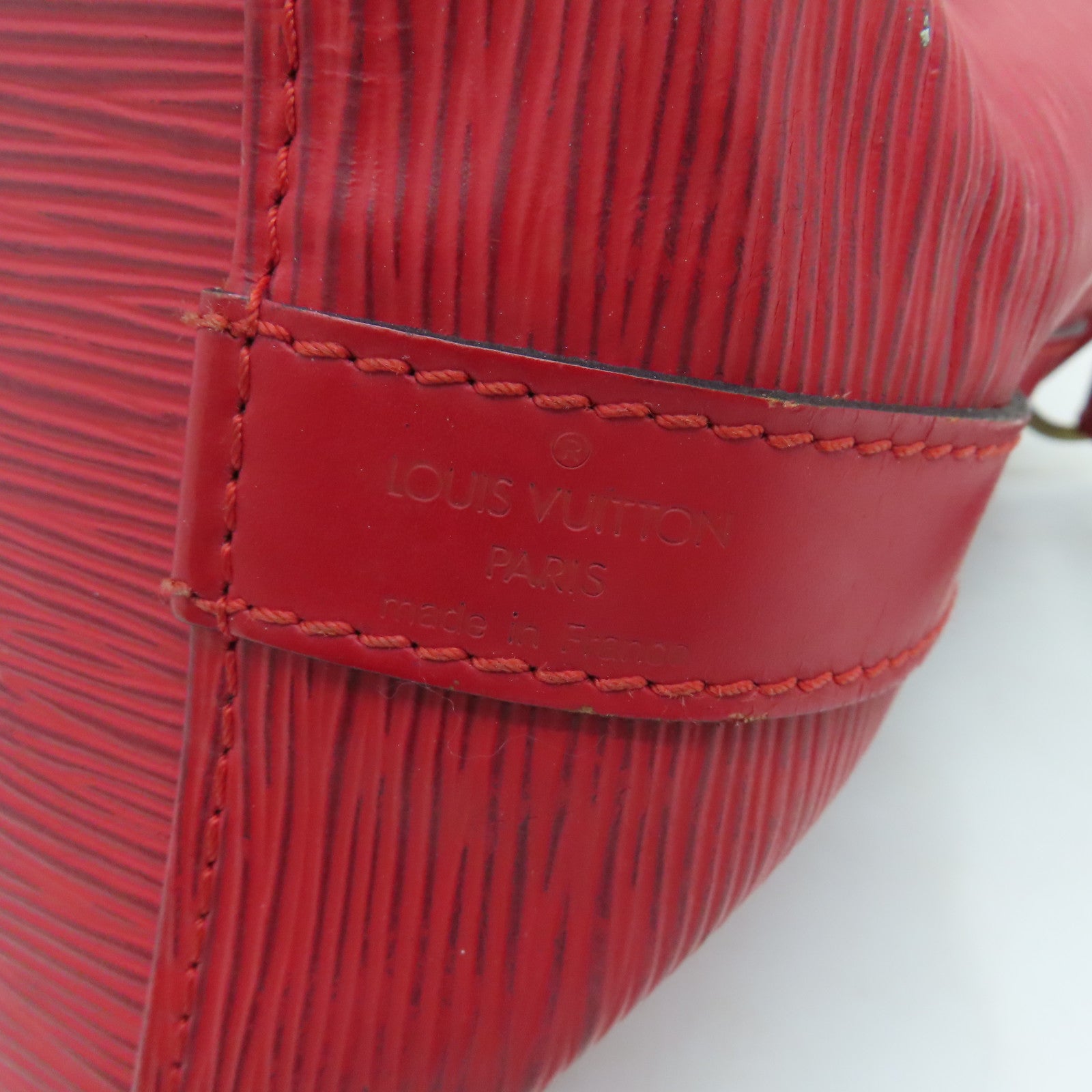 LOUIS VUITTON 【激減優惠】Epi Noe金扣肩背袋紅色