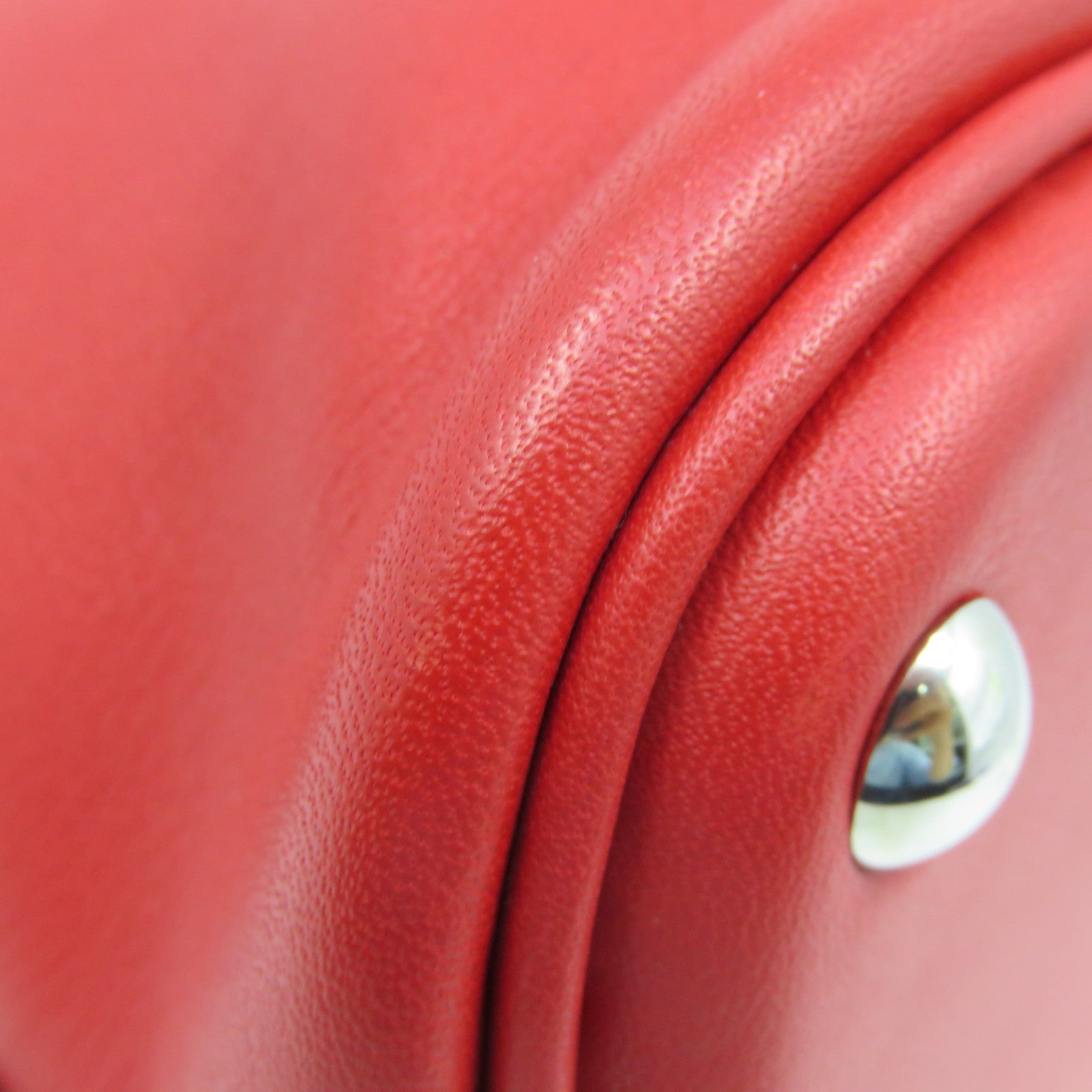 HERMES 【激减优惠】Swift皮革Bolide 27 2Way Shoulder Bag银扣手挽肩背两用袋红色
