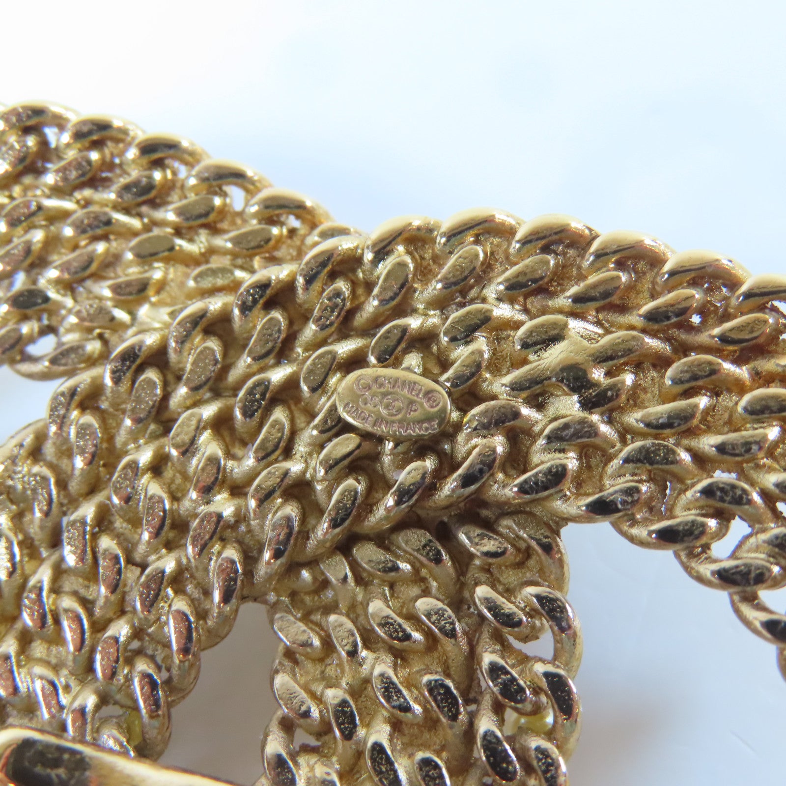 CHANEL 金屬Chain Belt腰帶金色