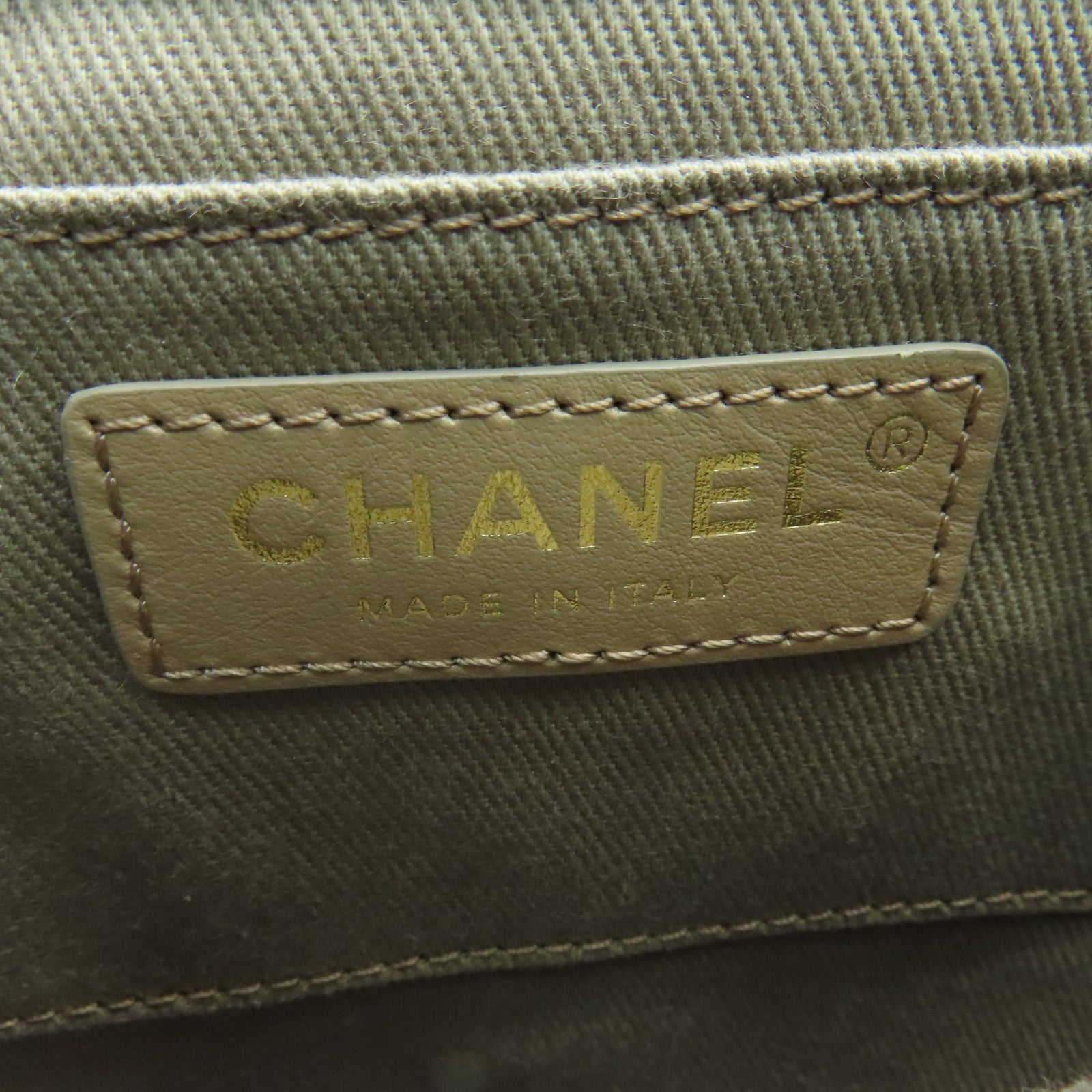 CHANEL 【激減優惠】菱格牛皮皮革Chain Shoulder金扣肩背袋藍色