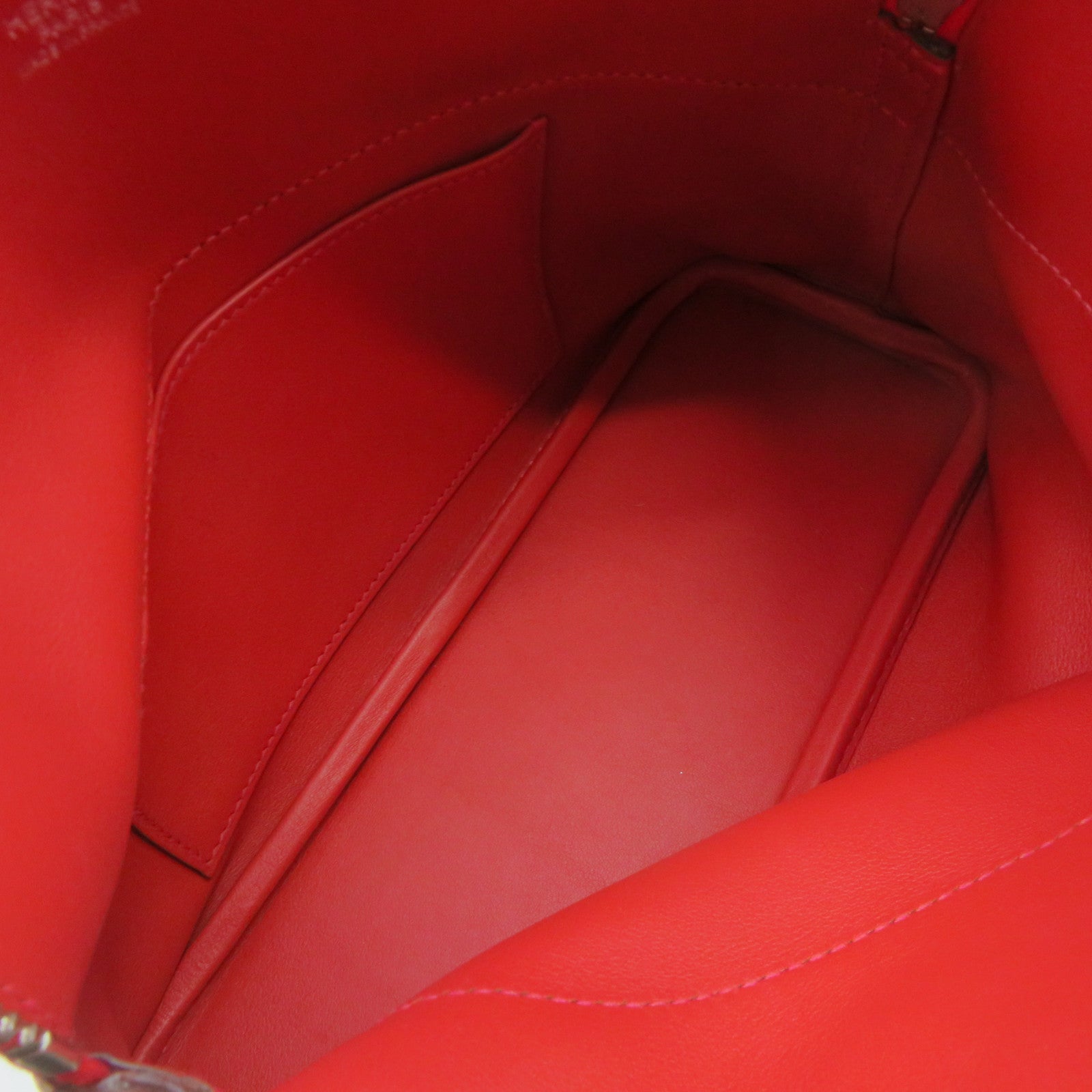 HERMES 【激减优惠】Swift皮革Bolide 27 2Way Shoulder Bag银扣手挽肩背两用袋红色