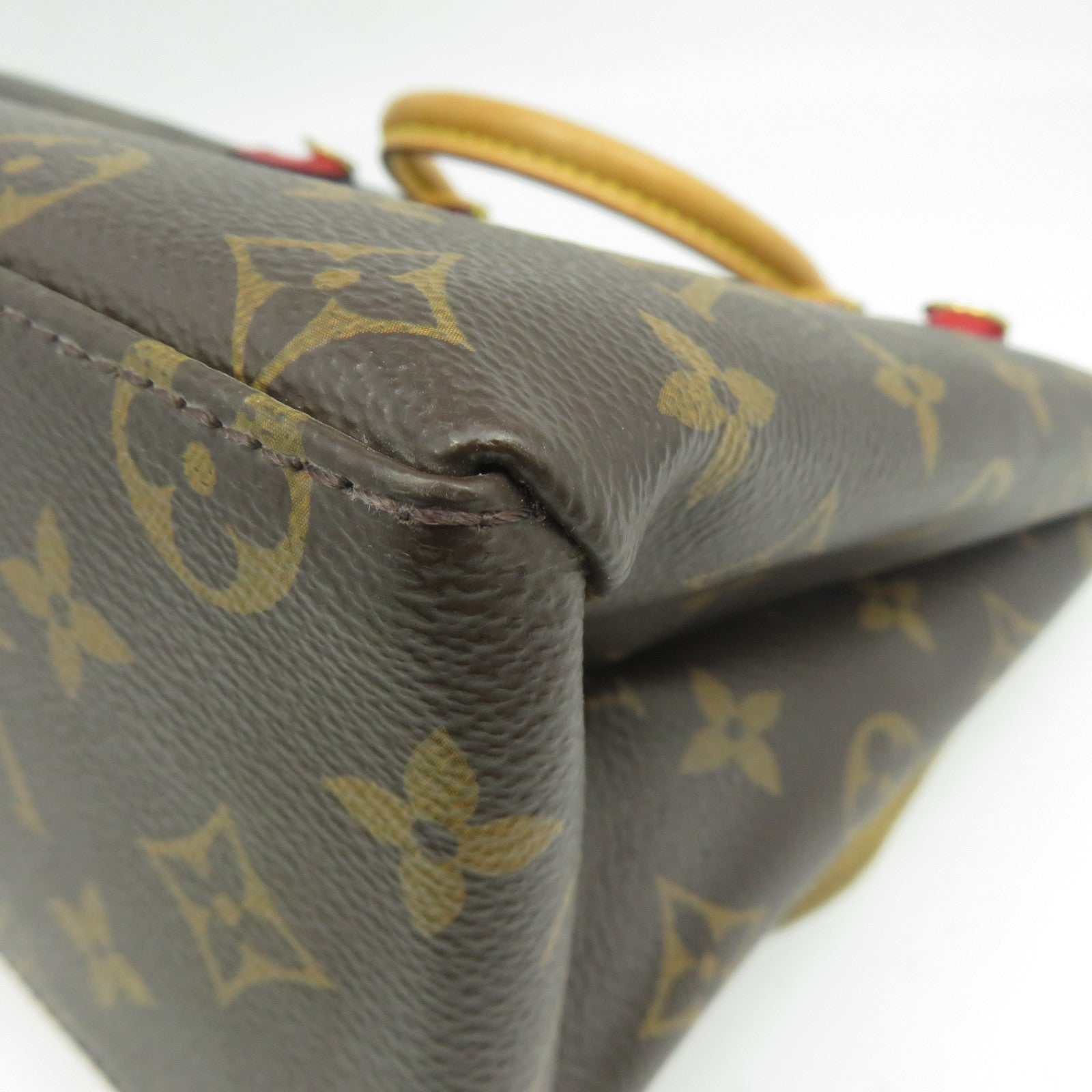 LOUIS VUITTON Monogram Marignan金扣手挽肩背兩用袋啡色