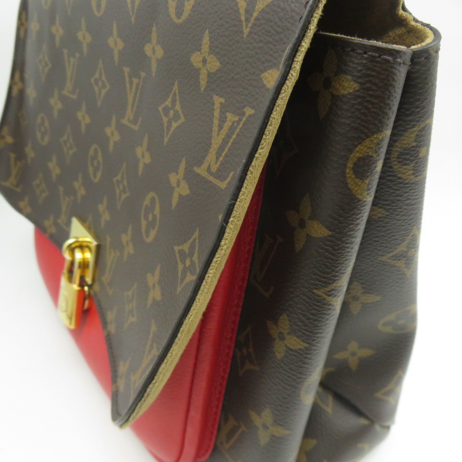 LOUIS VUITTON Monogram Marignan金扣手挽肩背兩用袋啡色