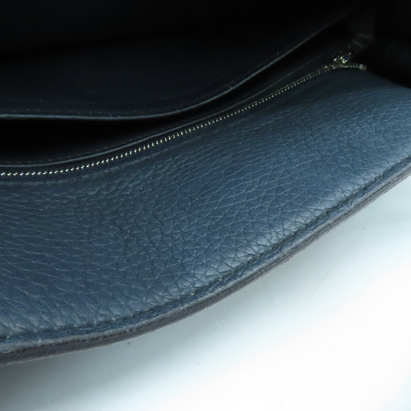 HERMES 【激減優惠】Clemence皮革So Kelly 26 One Shoulder銀扣肩背袋紫色