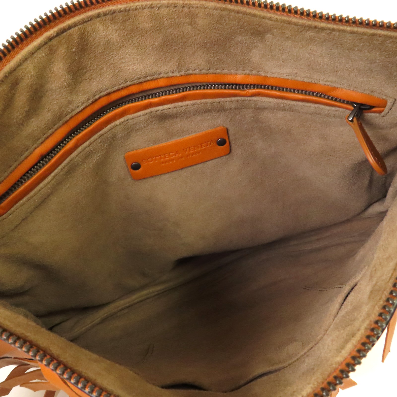 BOTTEGA VENETA 織紋牛皮皮革Shoulder Bag肩背袋啡色