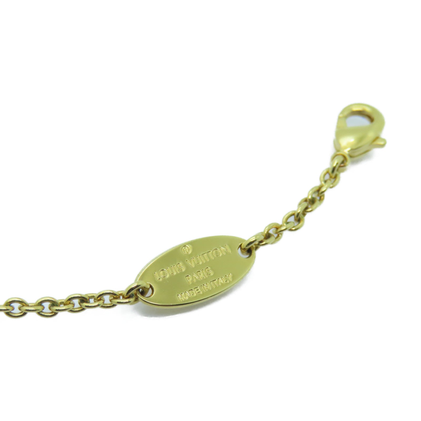 LOUIS VUITTON 金屬Bunny Necklace項鍊金色