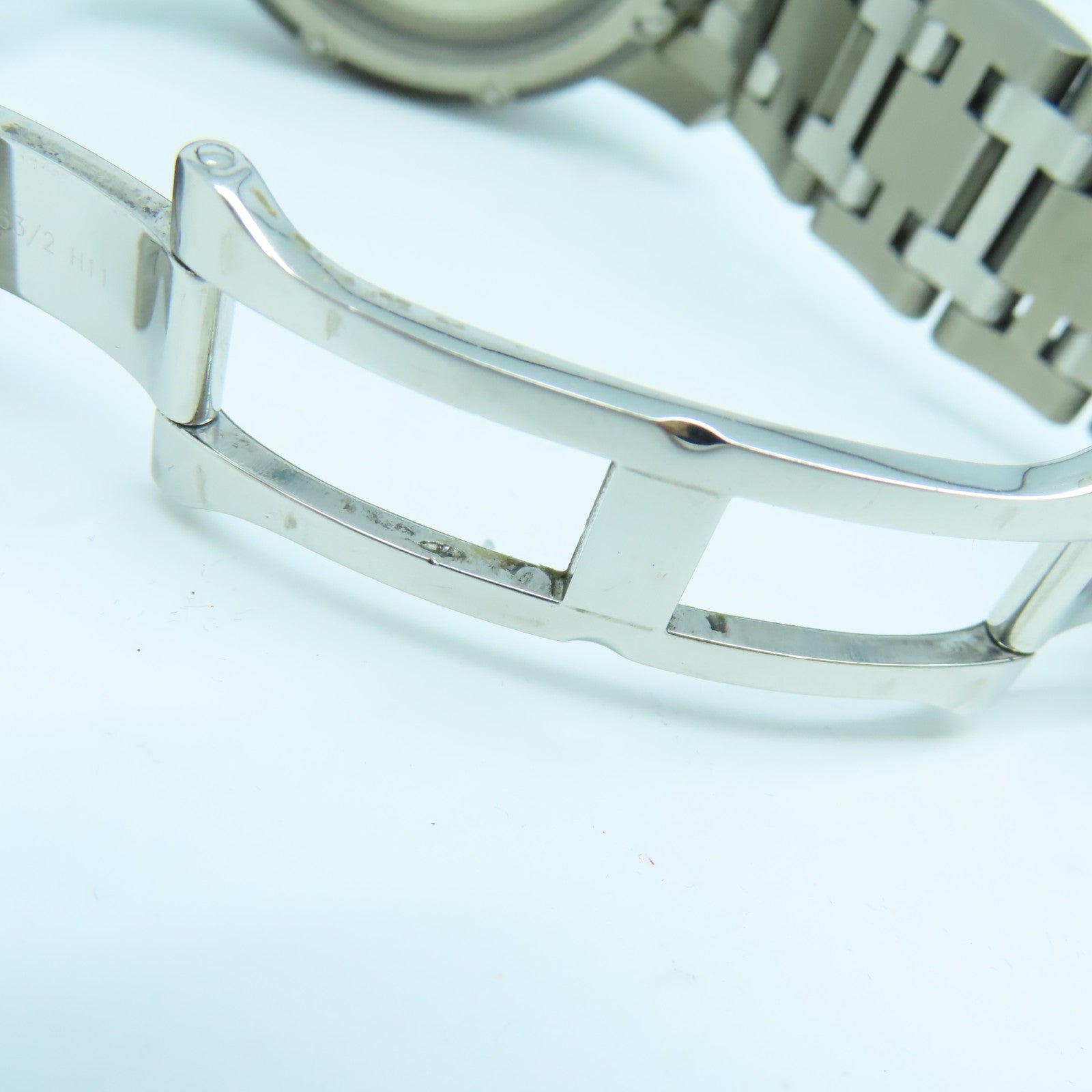 HERMES Clipper Chronograph不鏽鋼/Tatanium手錶自動機芯啡色