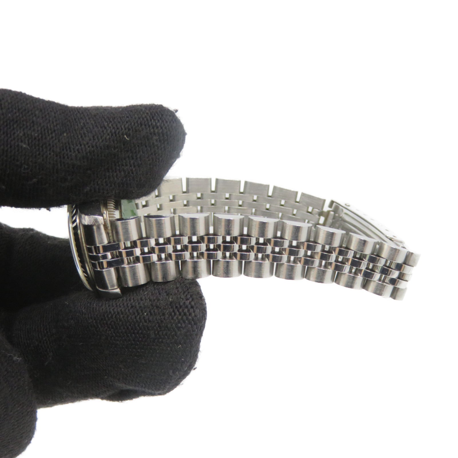 ROLEX Datejust Watch18K White Gold/Stainless Steel Watch Automatic Movement Black