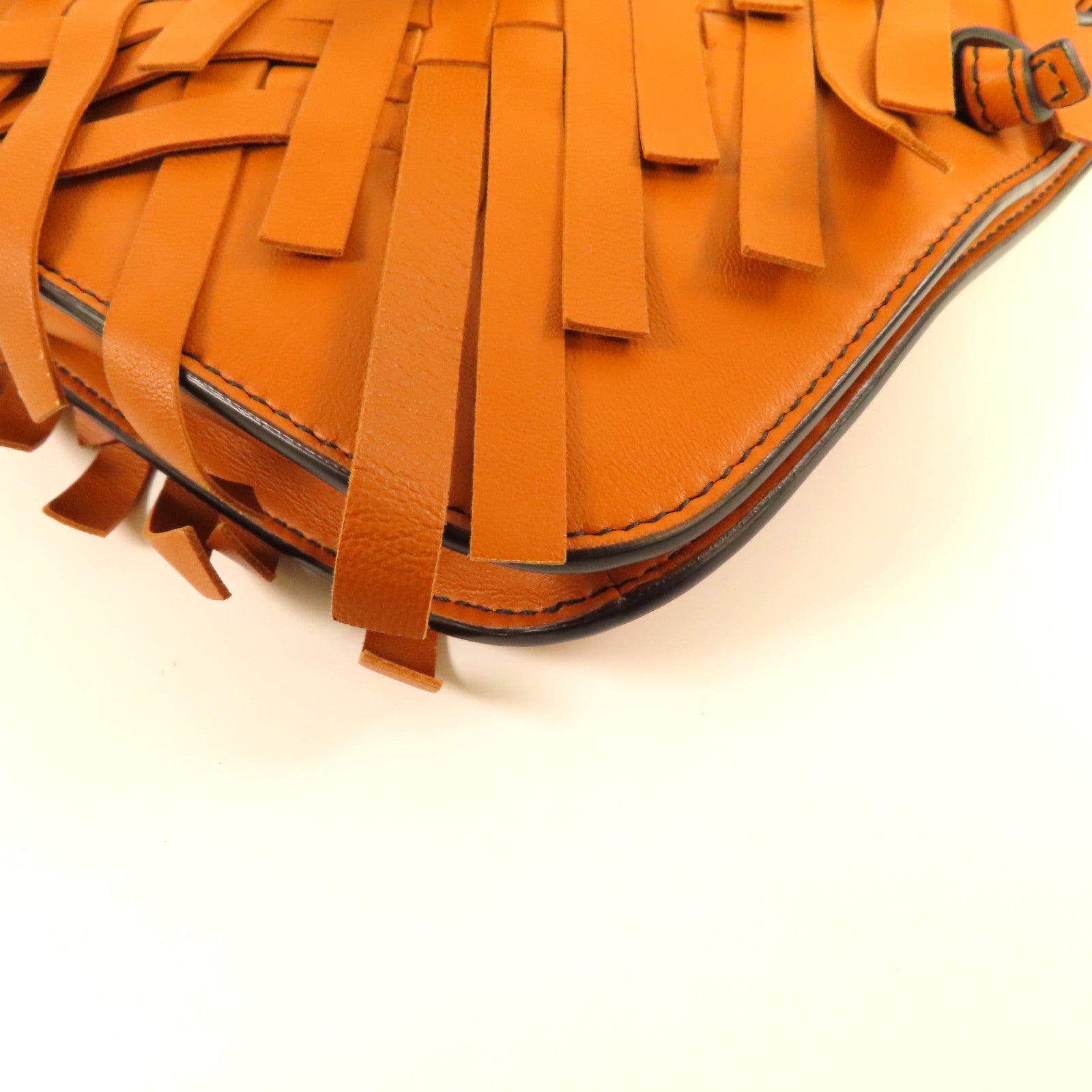 BOTTEGA VENETA 織紋牛皮皮革Shoulder Bag肩背袋啡色