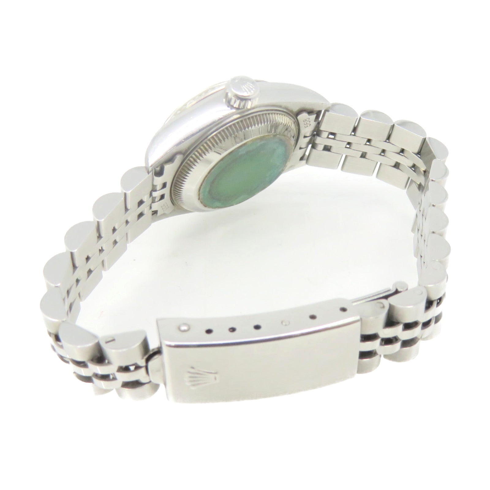 ROLEX Datejust Watch18K White Gold/Stainless Steel Watch Automatic Movement Black