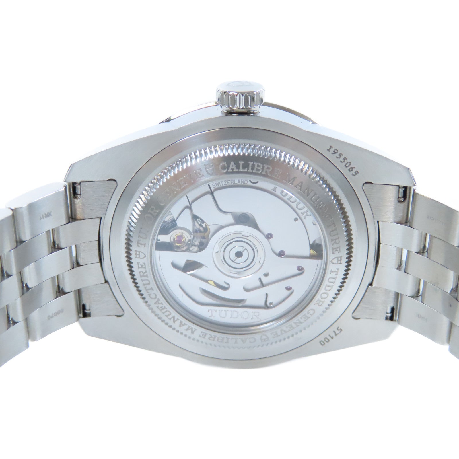 TUDOR Glamour Double Date不鏽鋼手錶自動機芯黑色
