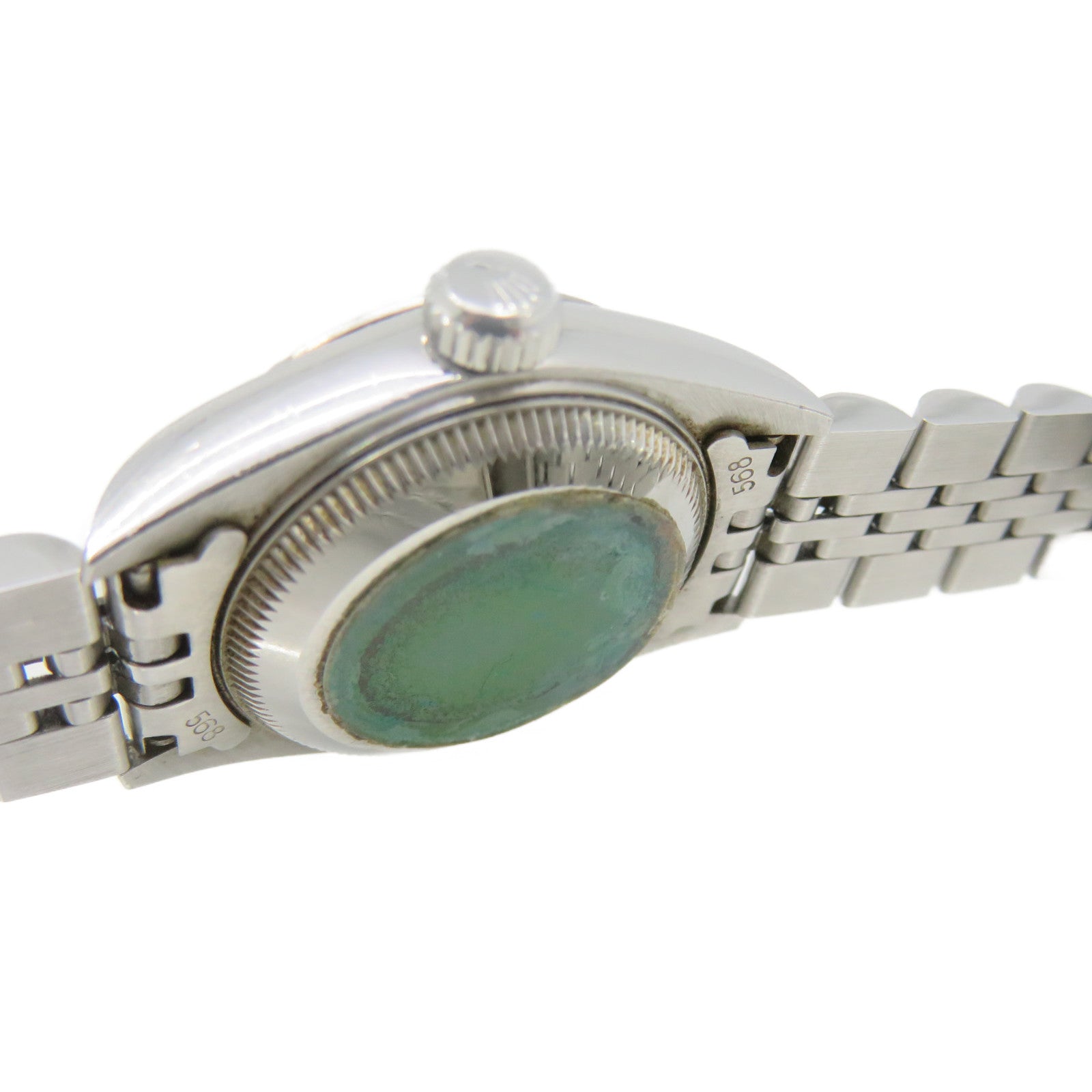 ROLEX Datejust Watch18K White Gold/Stainless Steel Watch Automatic Movement Black