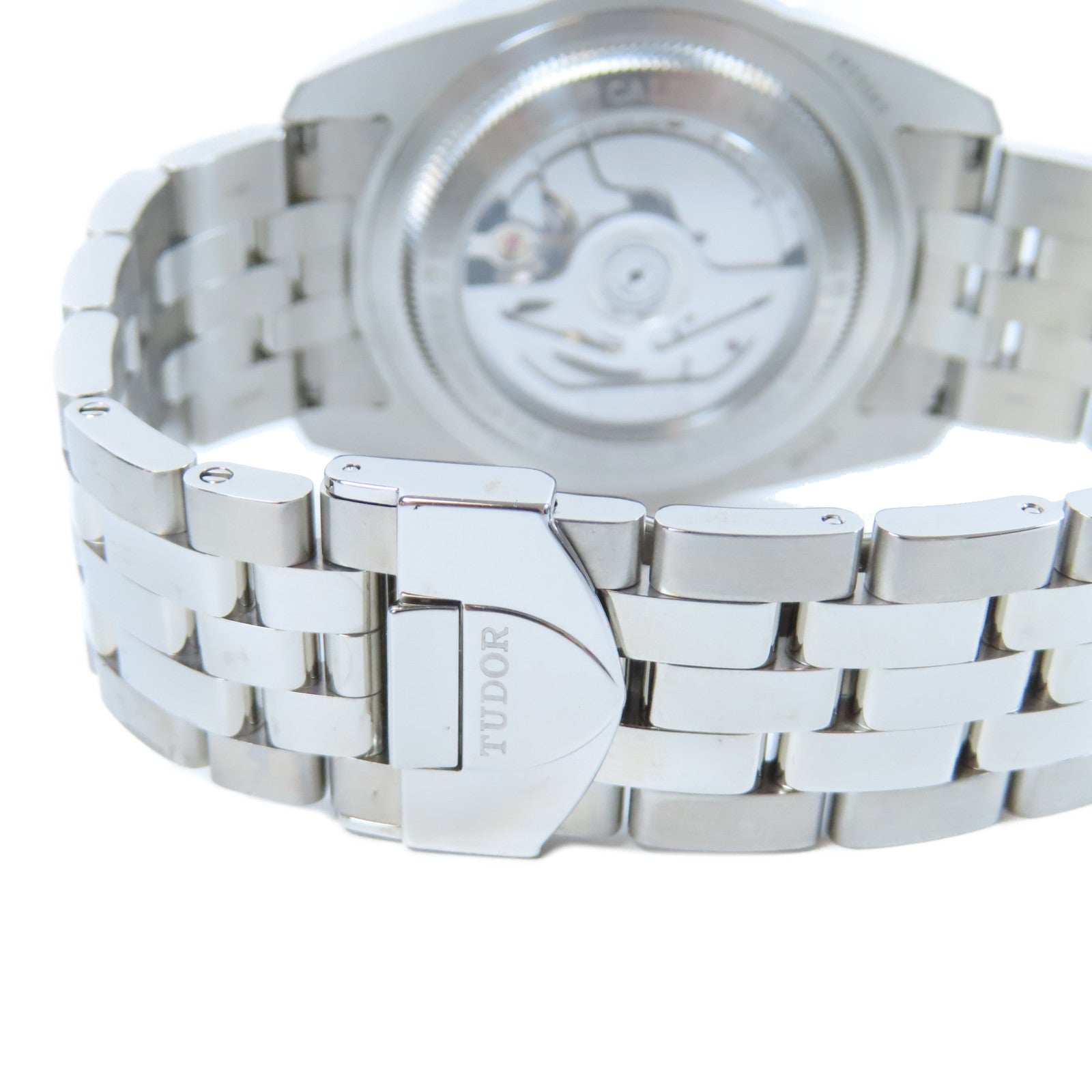 TUDOR Glamour Double Date不鏽鋼手錶自動機芯黑色