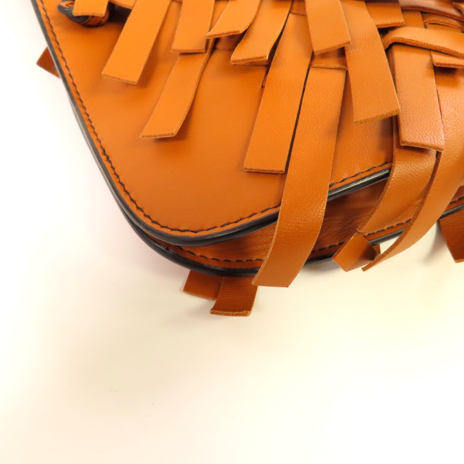 BOTTEGA VENETA 織紋牛皮皮革Shoulder Bag肩背袋啡色