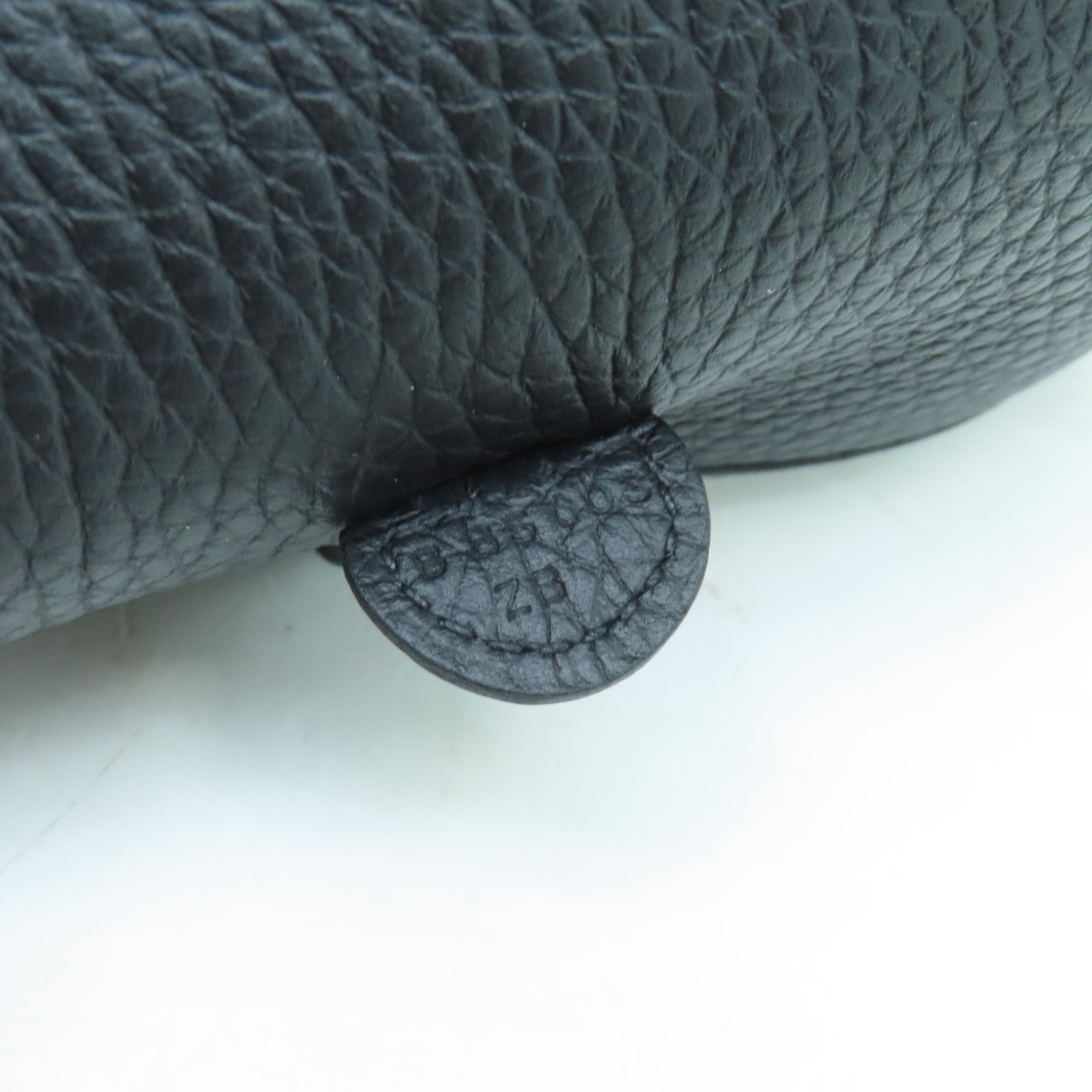HERMES Clemence皮革Evelyne TPM金扣肩背袋黑色