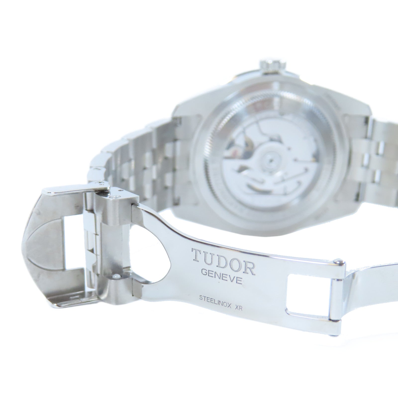 TUDOR Glamour Double Date不鏽鋼手錶自動機芯黑色