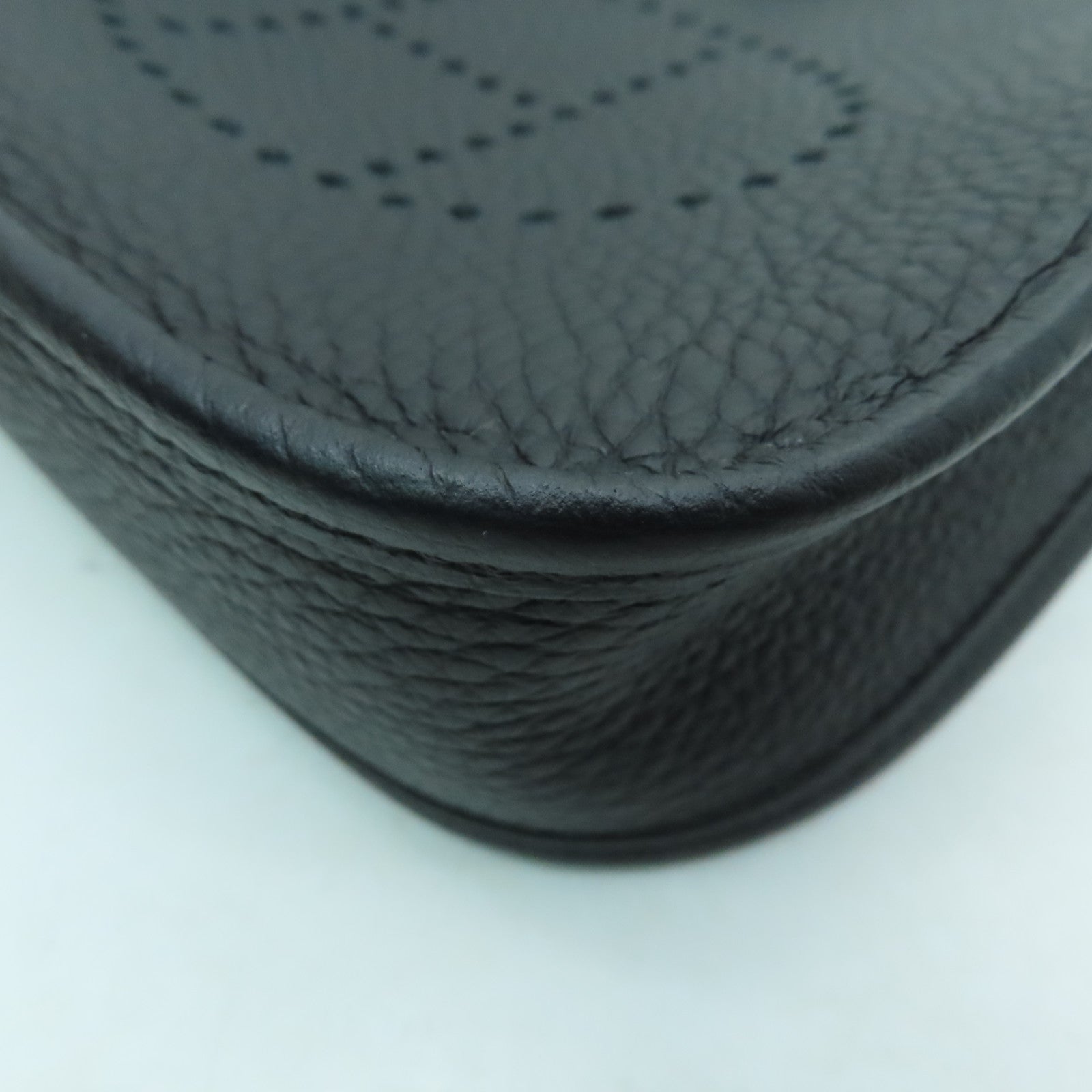 HERMES Clemence皮革Evelyne TPM金扣肩背袋黑色