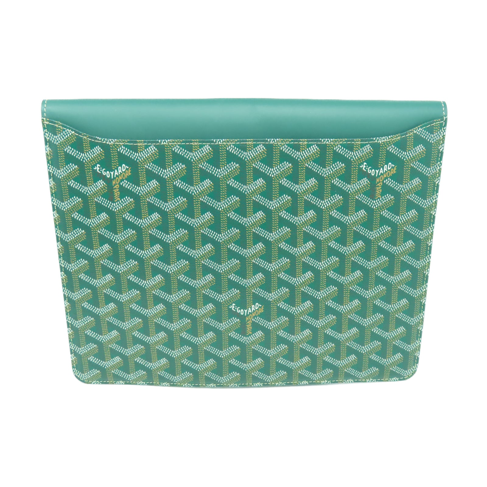 Goyard green clutch Clearance
