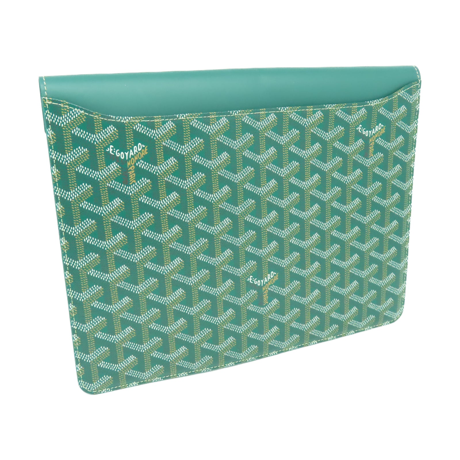 GOYARD 塗層帆布Clutch Pouch手拿包綠色