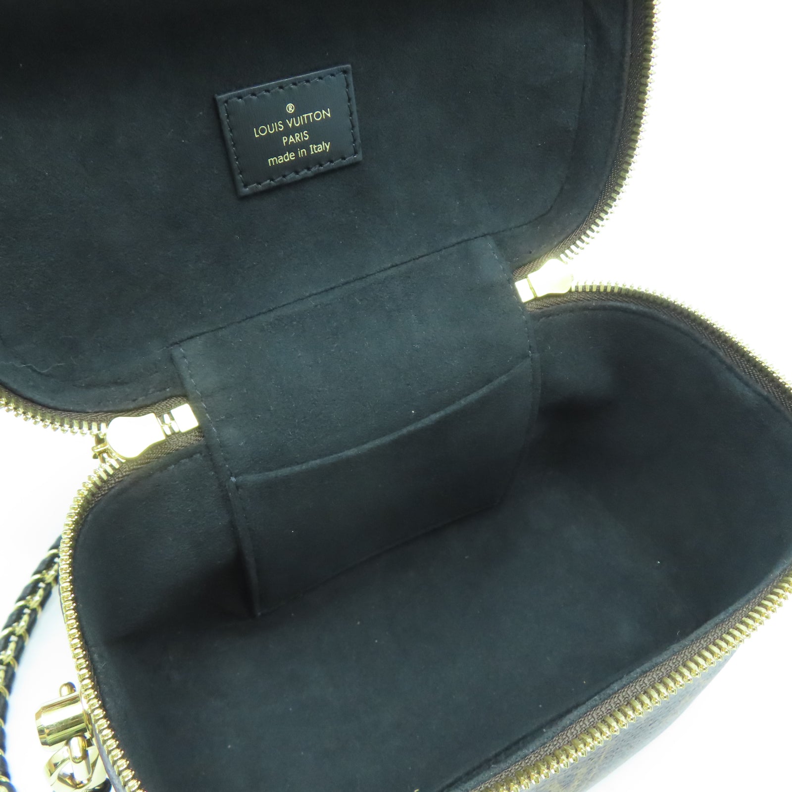 LOUIS VUITTON Monogram Vanity PM金扣手挽肩背兩用袋啡色