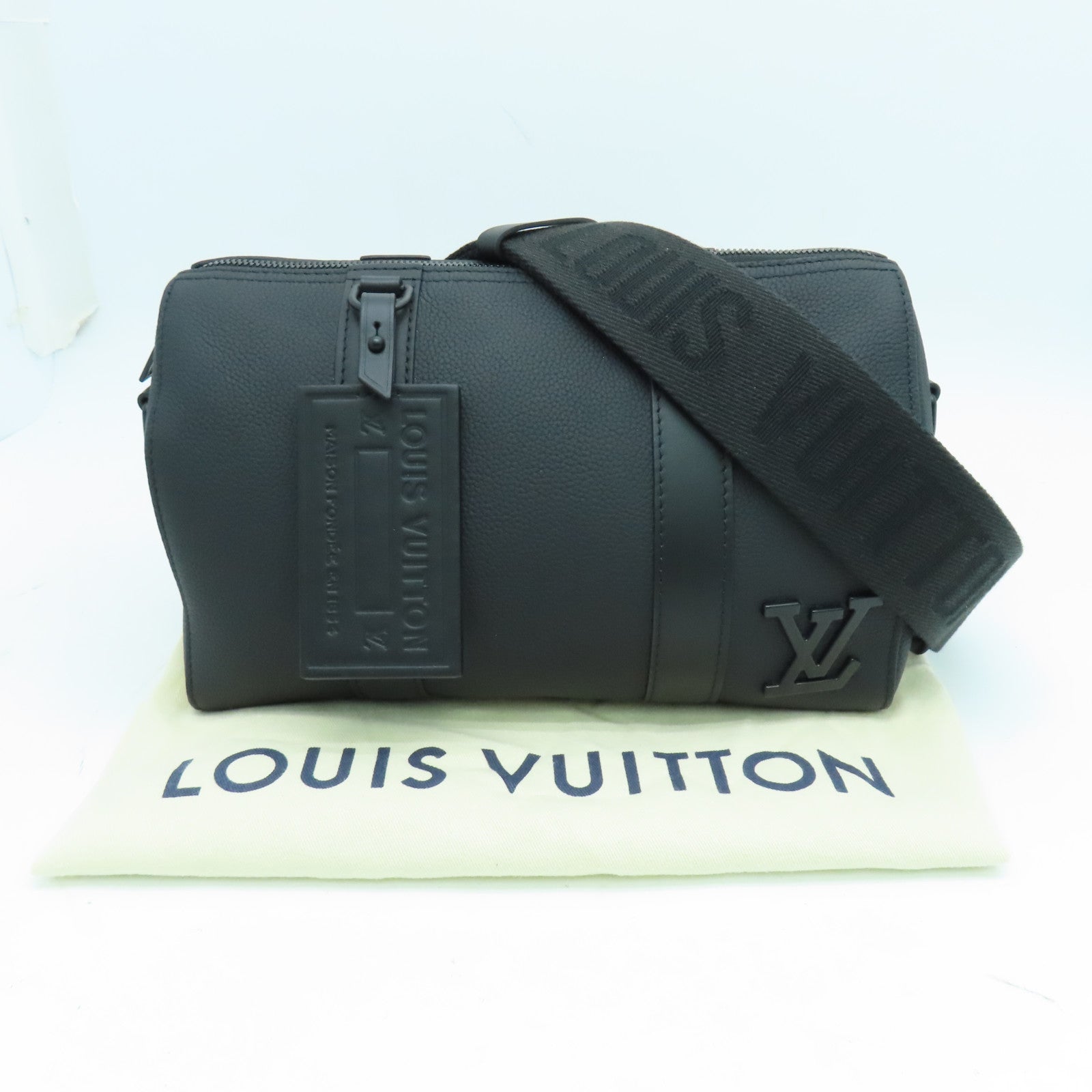 LOUIS VUITTON Aerogram City Keepall肩背袋黑色