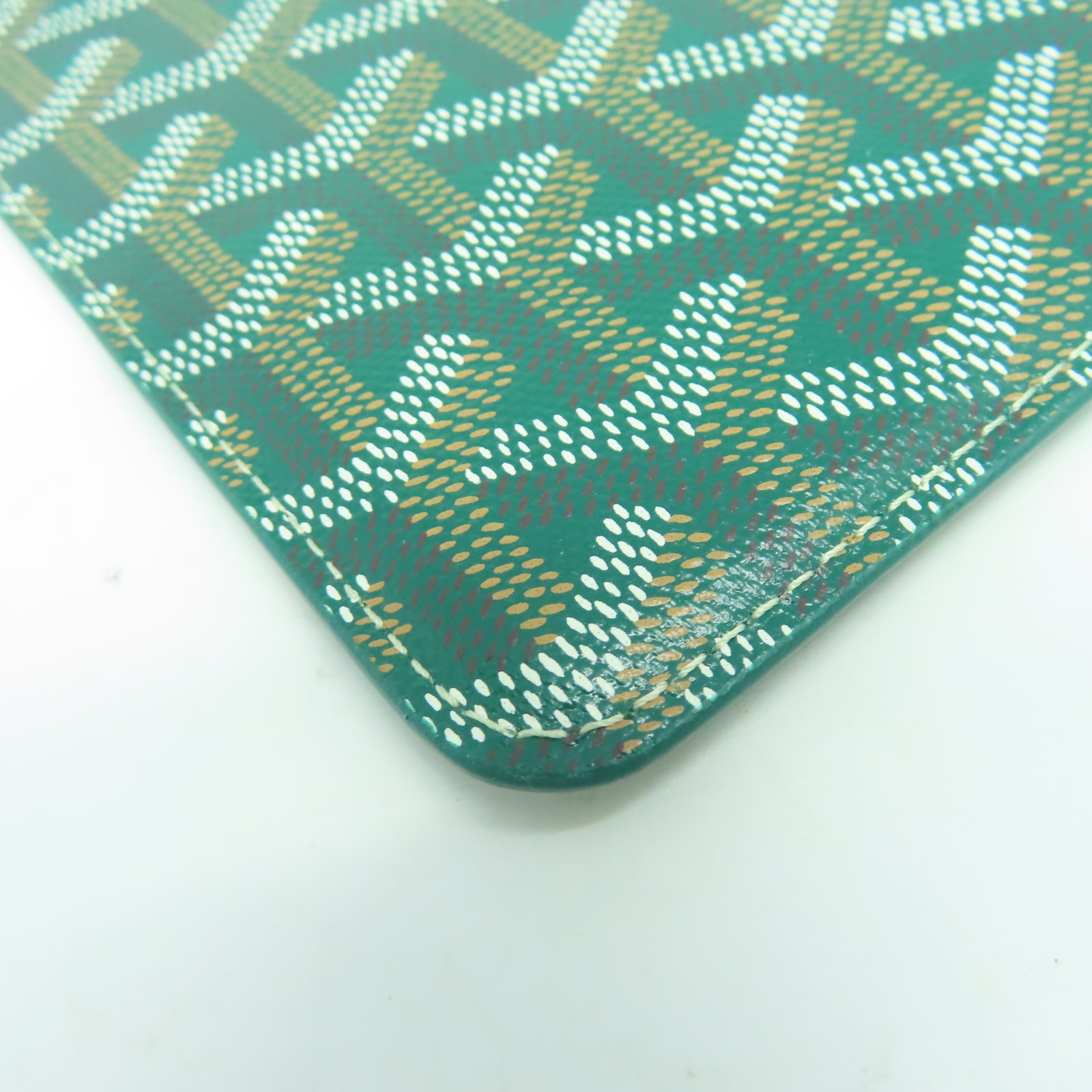 GOYARD 塗層帆布Clutch Pouch手拿包綠色