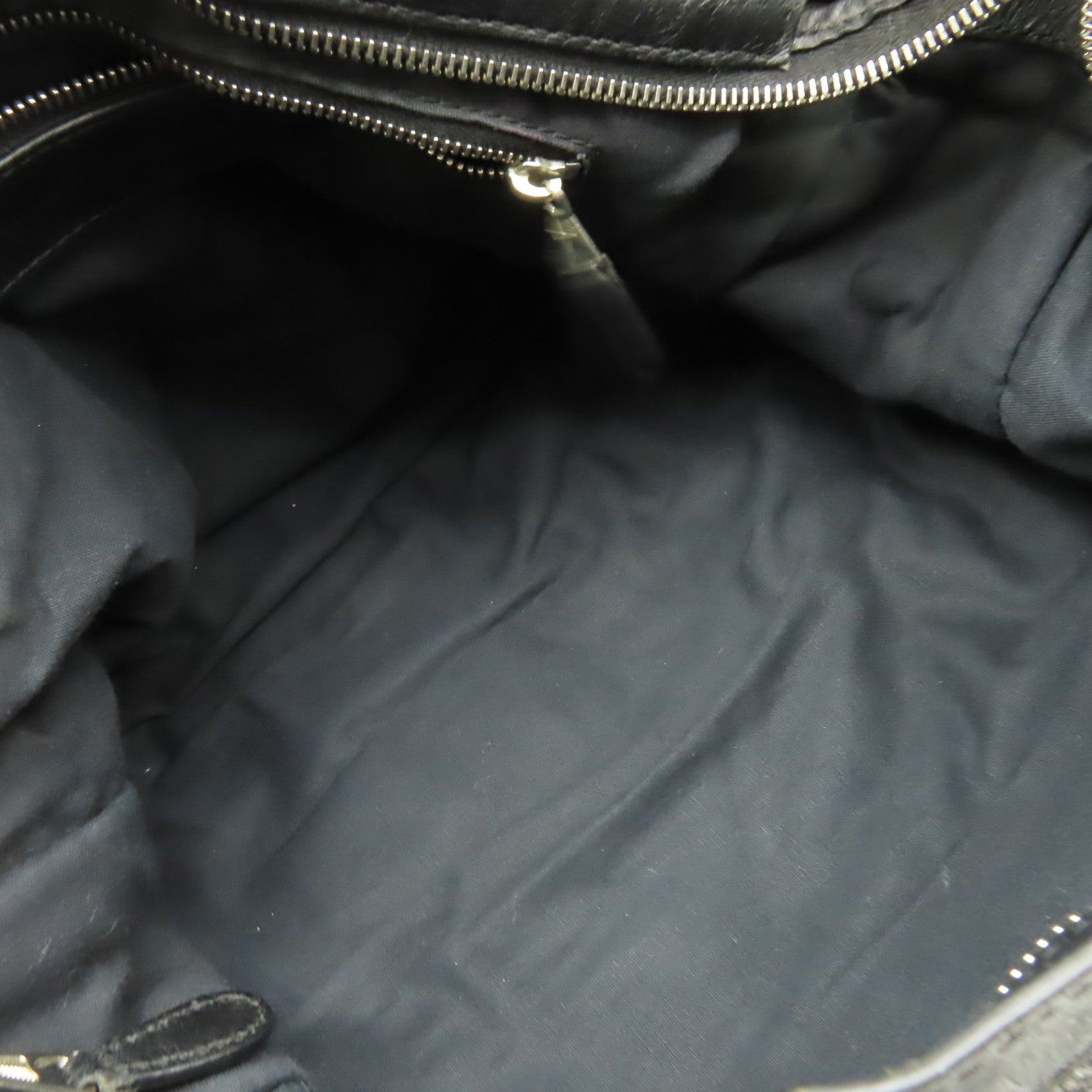 BALENCIAGA 羊皮皮革City 2Way Shoulder Bag銀扣手挽肩背兩用袋黑色