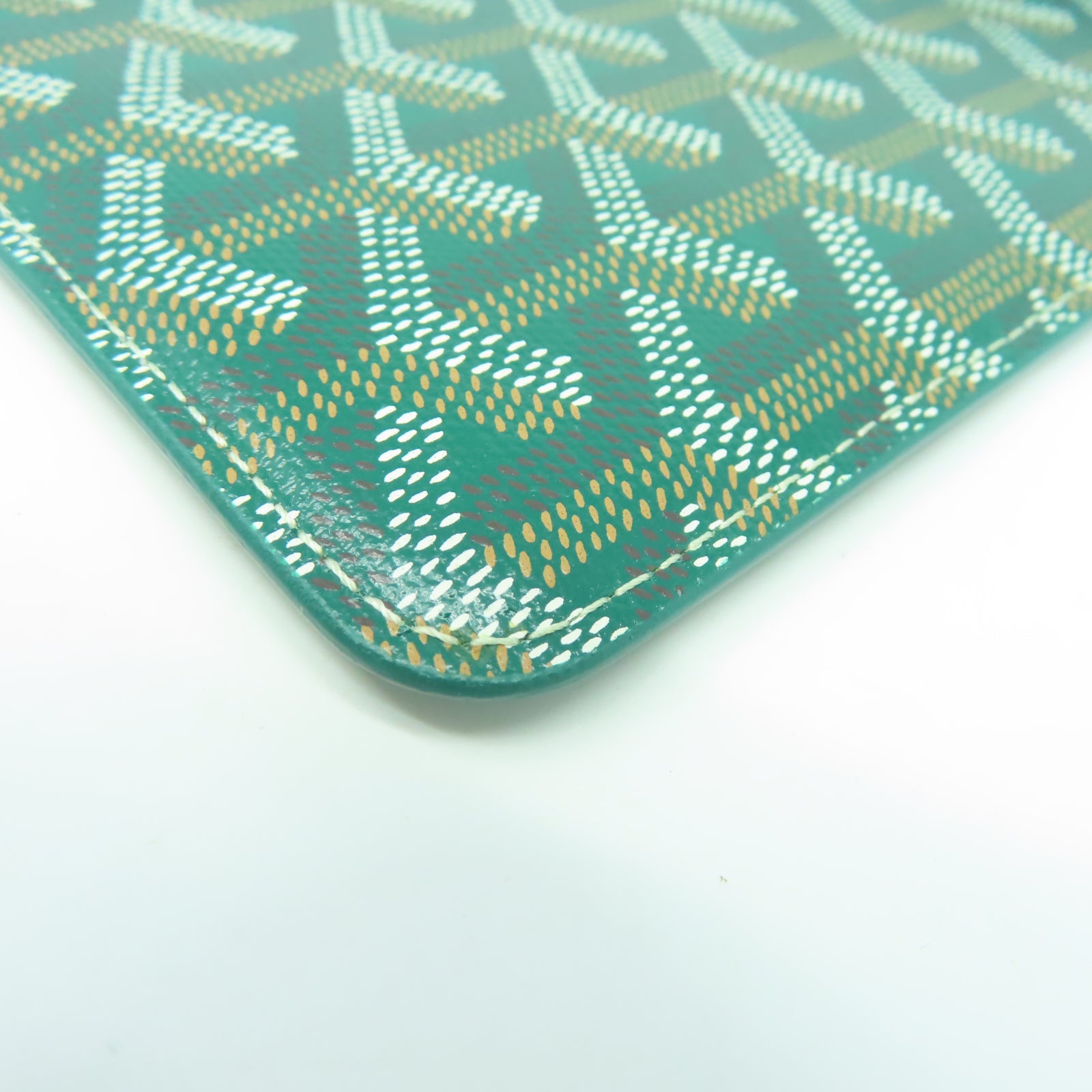GOYARD 塗層帆布Clutch Pouch手拿包綠色