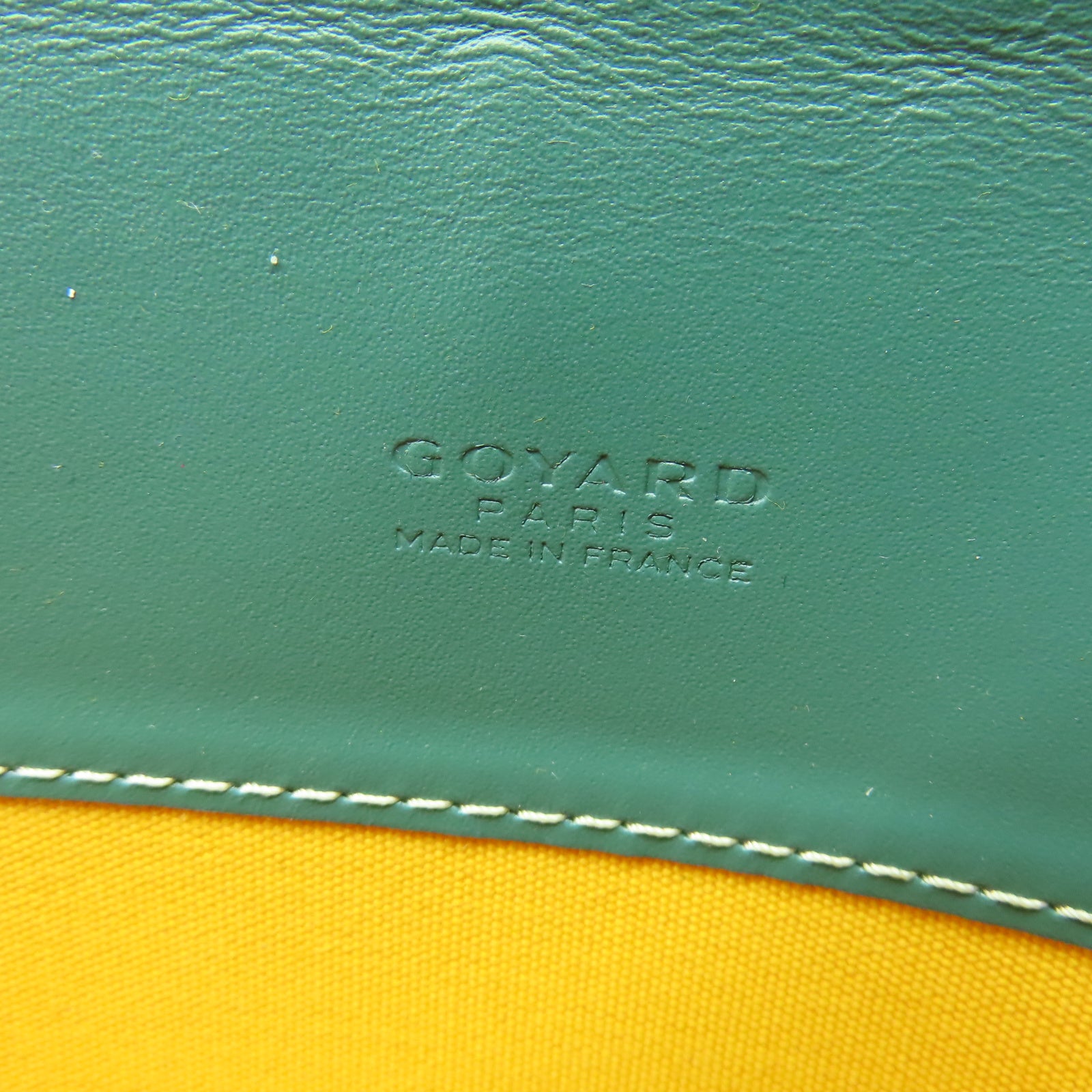 GOYARD 塗層帆布Clutch Pouch手拿包綠色