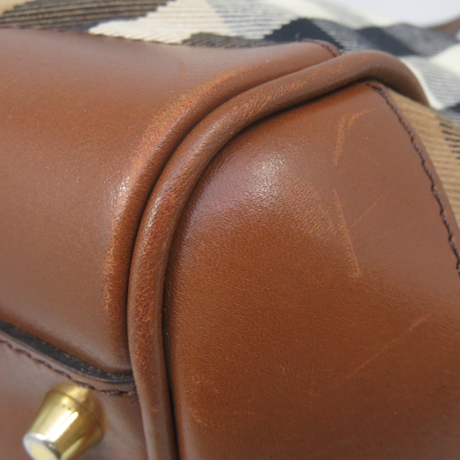 BURBERRY 帆布Shoulder bag啡色