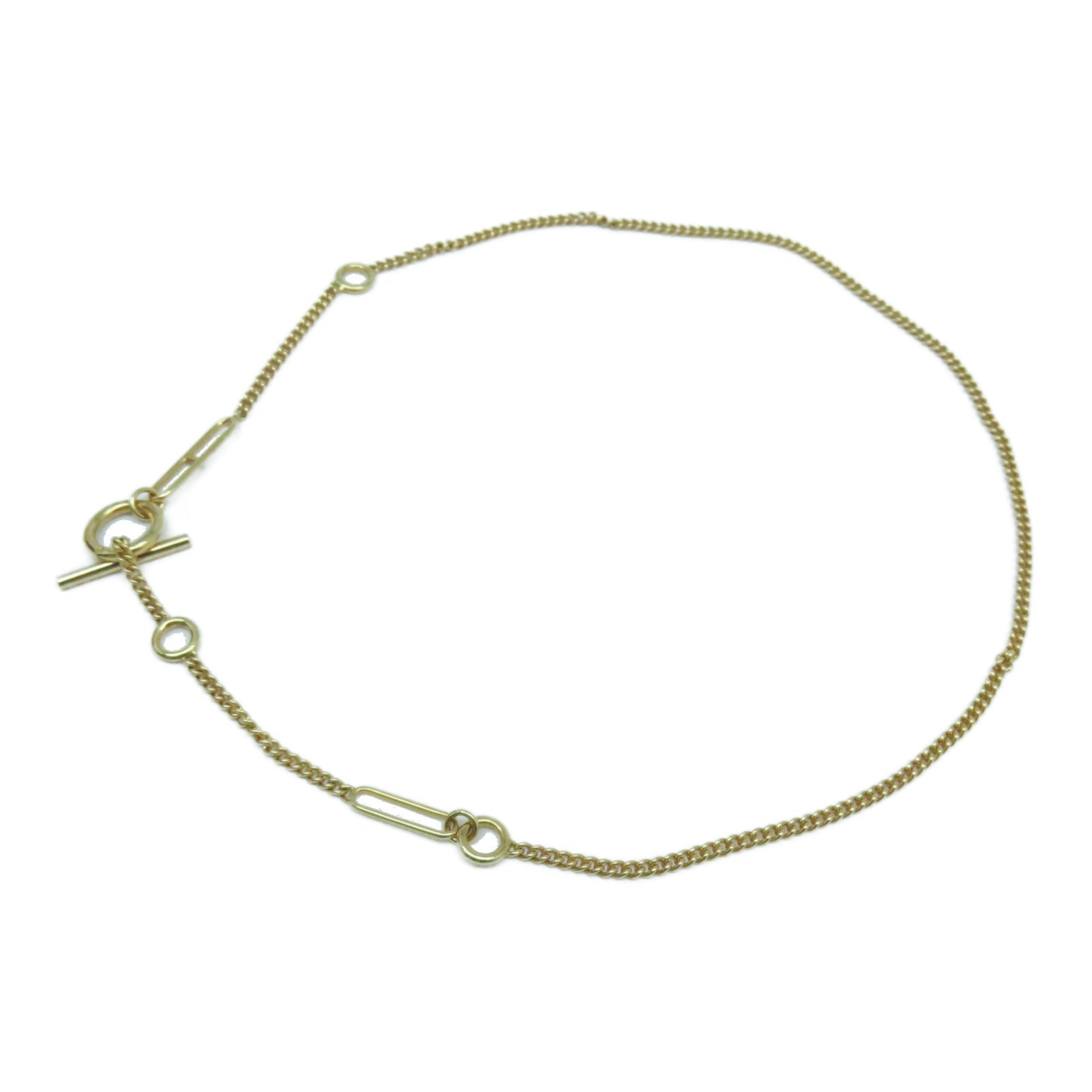 HERMES 18K玫瑰金Echappee Necklace項鍊