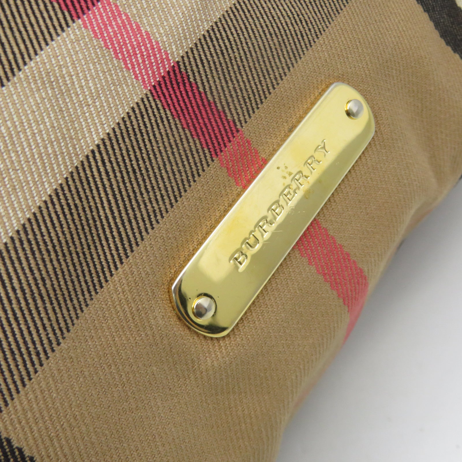 BURBERRY 帆布Shoulder bag啡色