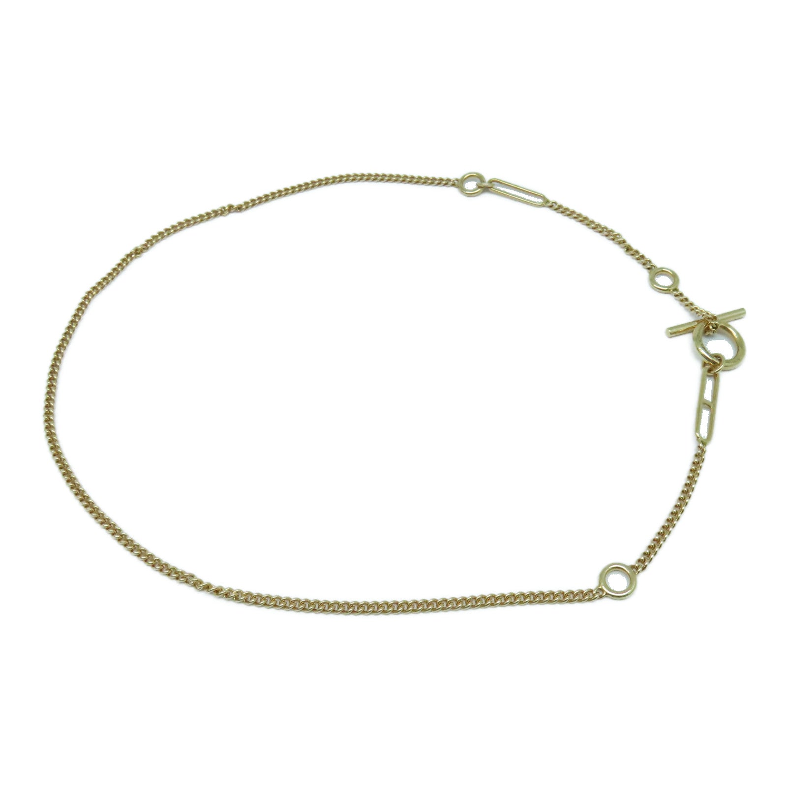 HERMES 18K玫瑰金Echappee Necklace項鍊