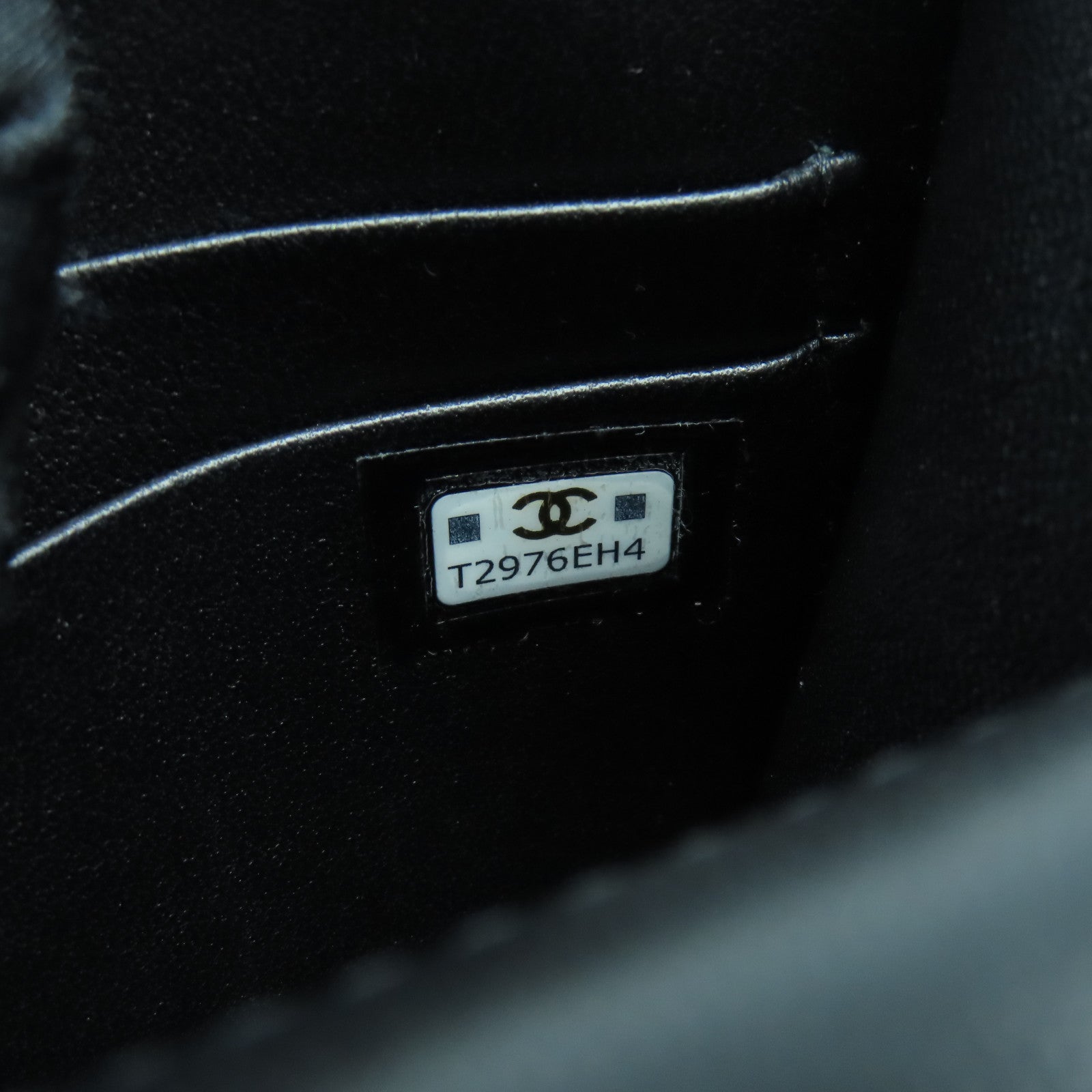CHANEL 菱格羊皮皮革Chain Shoulder金扣手挽肩背兩用袋黑色