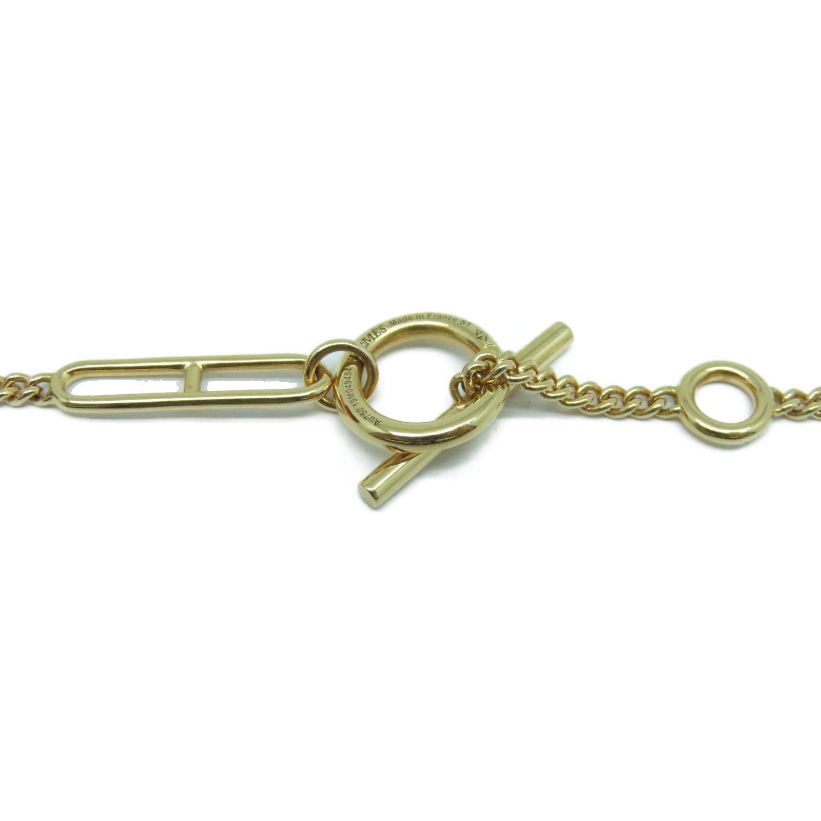 HERMES 18K玫瑰金Echappee Necklace項鍊