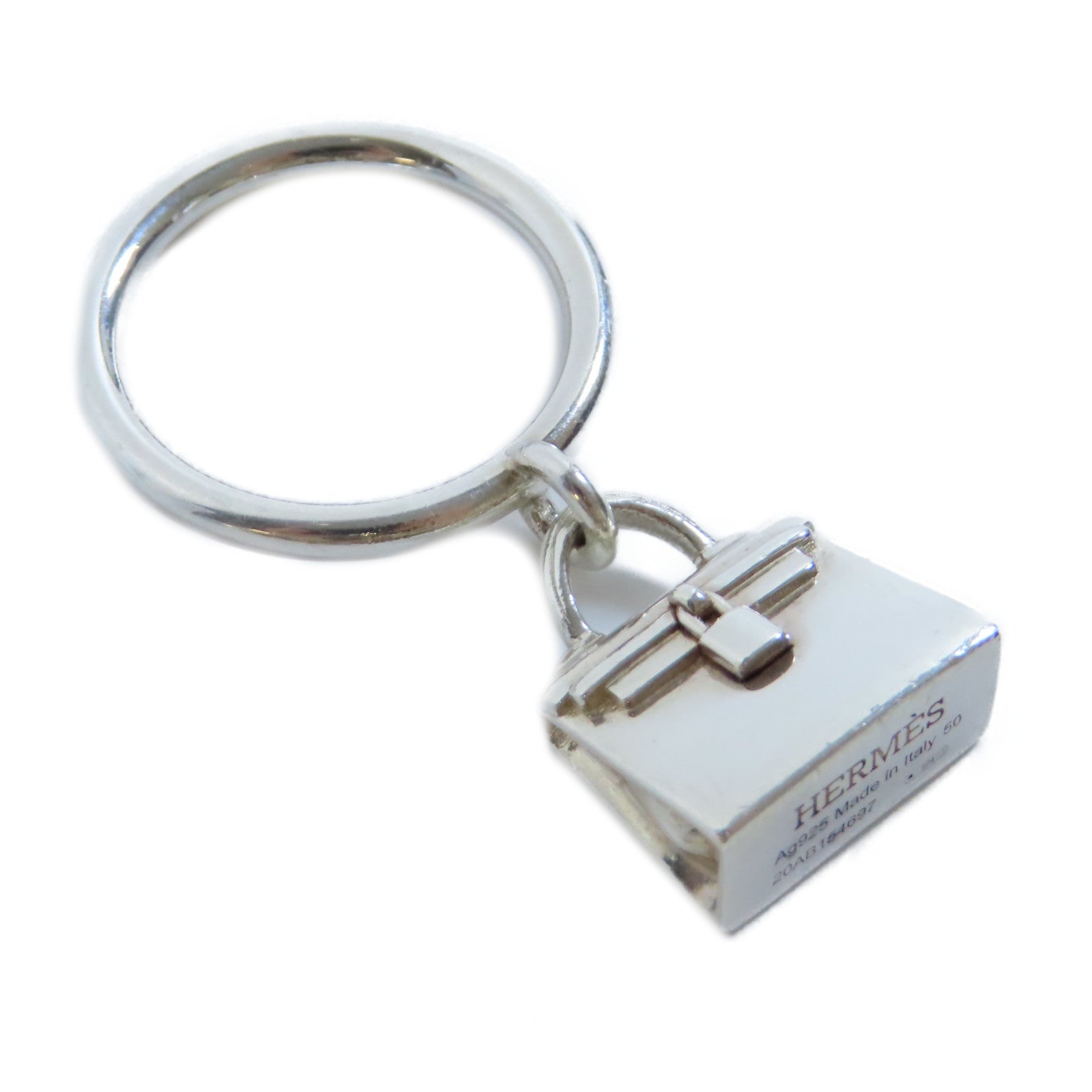 HERMES 925純銀Amulettes Kelly Ring戒指US#5
