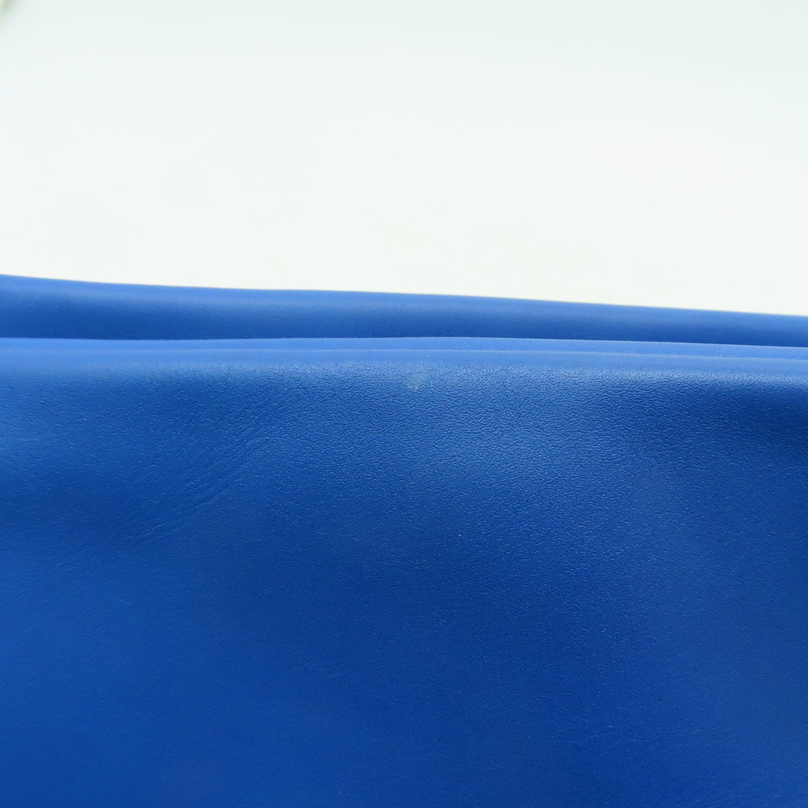 BOTTEGA VENETA 織紋皮革Shoulder Bag黑扣肩背袋藍色