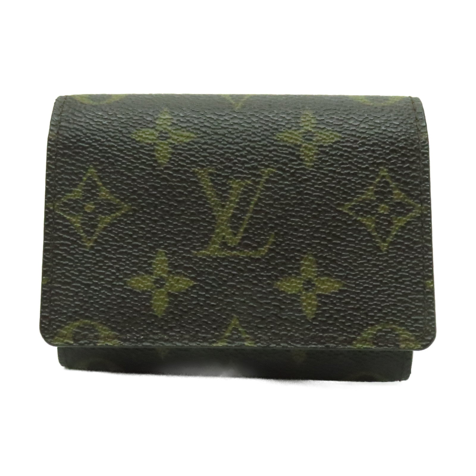 LOUIS VUITTON Monogram Card Case卡片套啡色