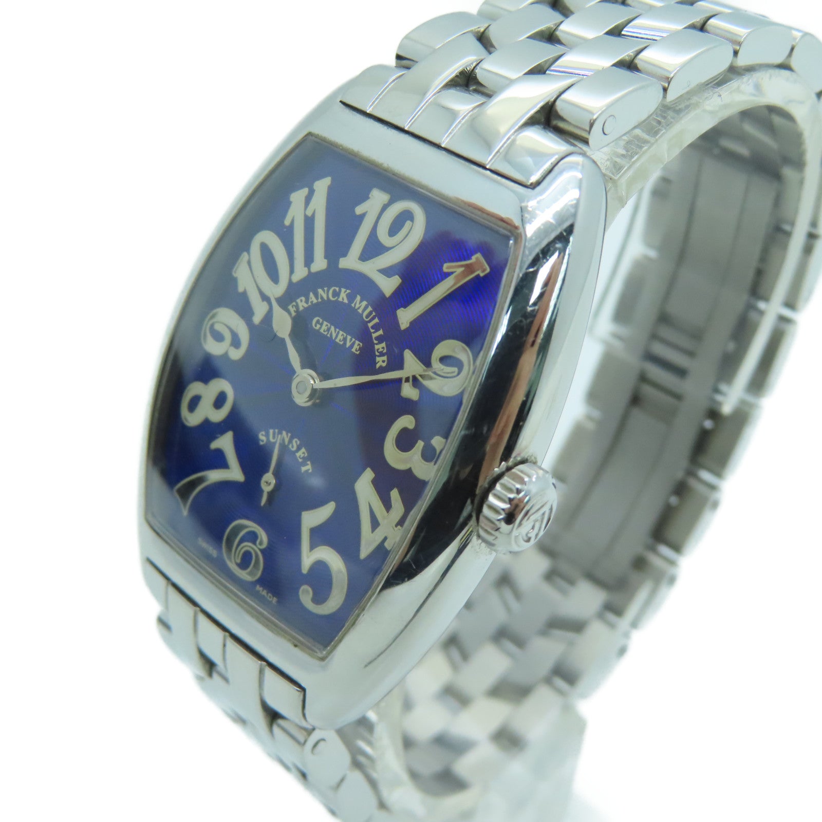 FRANCK MULLER Tonneau Curvex不鏽鋼手錶自動機芯黑色#7502 S6