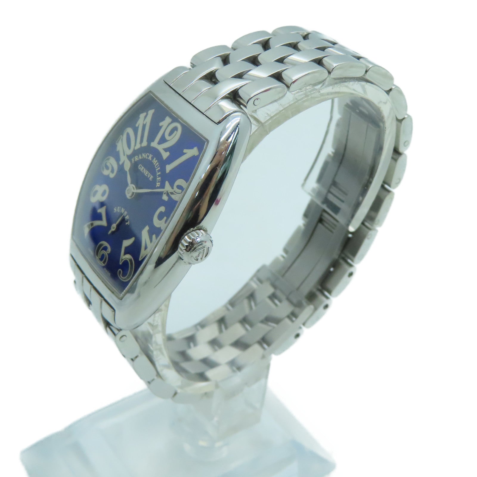 FRANCK MULLER Tonneau Curvex不鏽鋼手錶自動機芯黑色#7502 S6