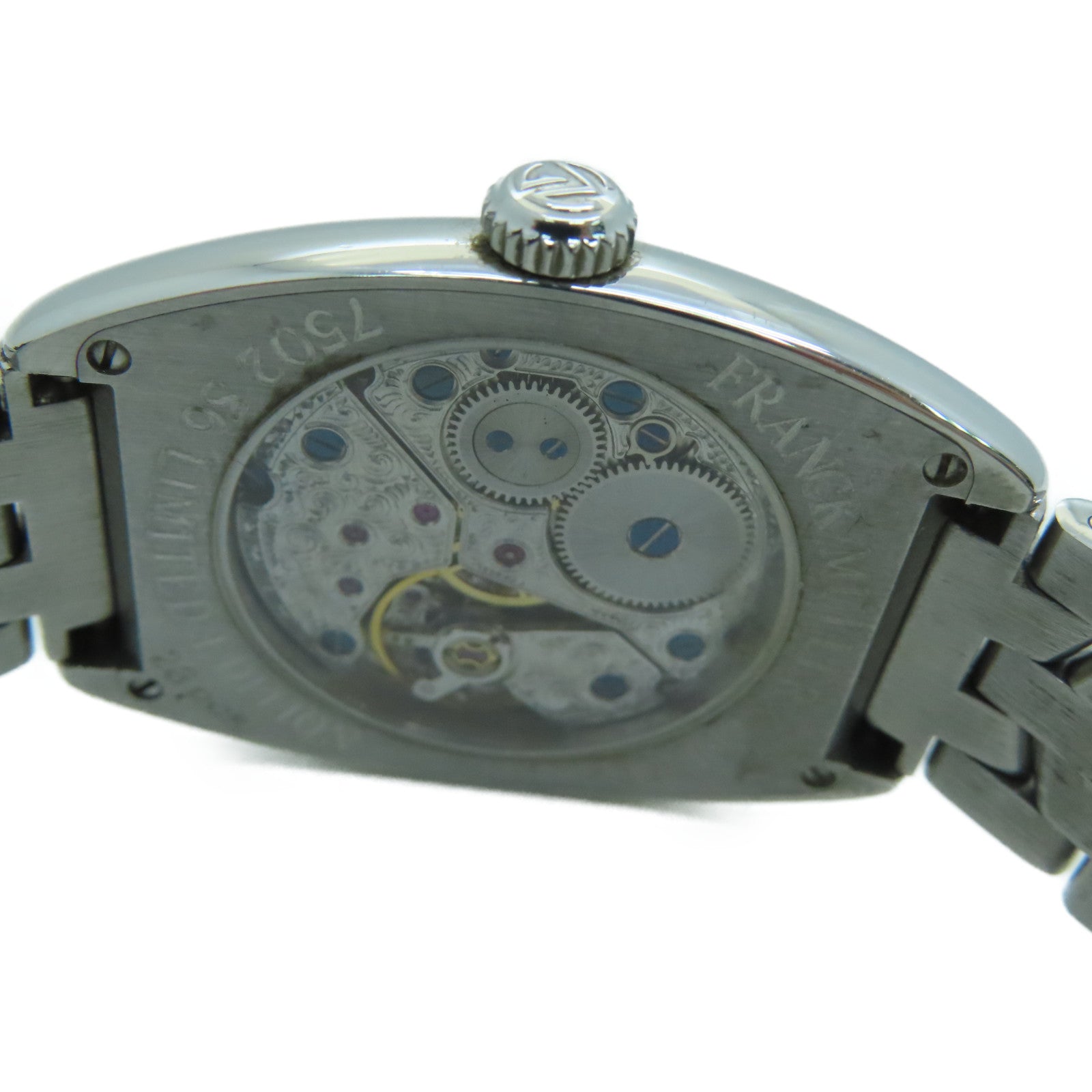 FRANCK MULLER Tonneau Curvex不鏽鋼手錶自動機芯黑色#7502 S6