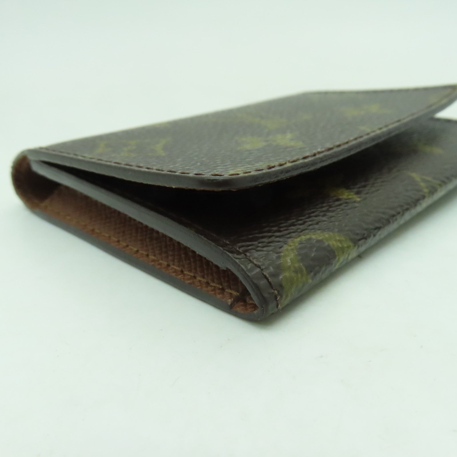 LOUIS VUITTON Monogram Card Case卡片套啡色