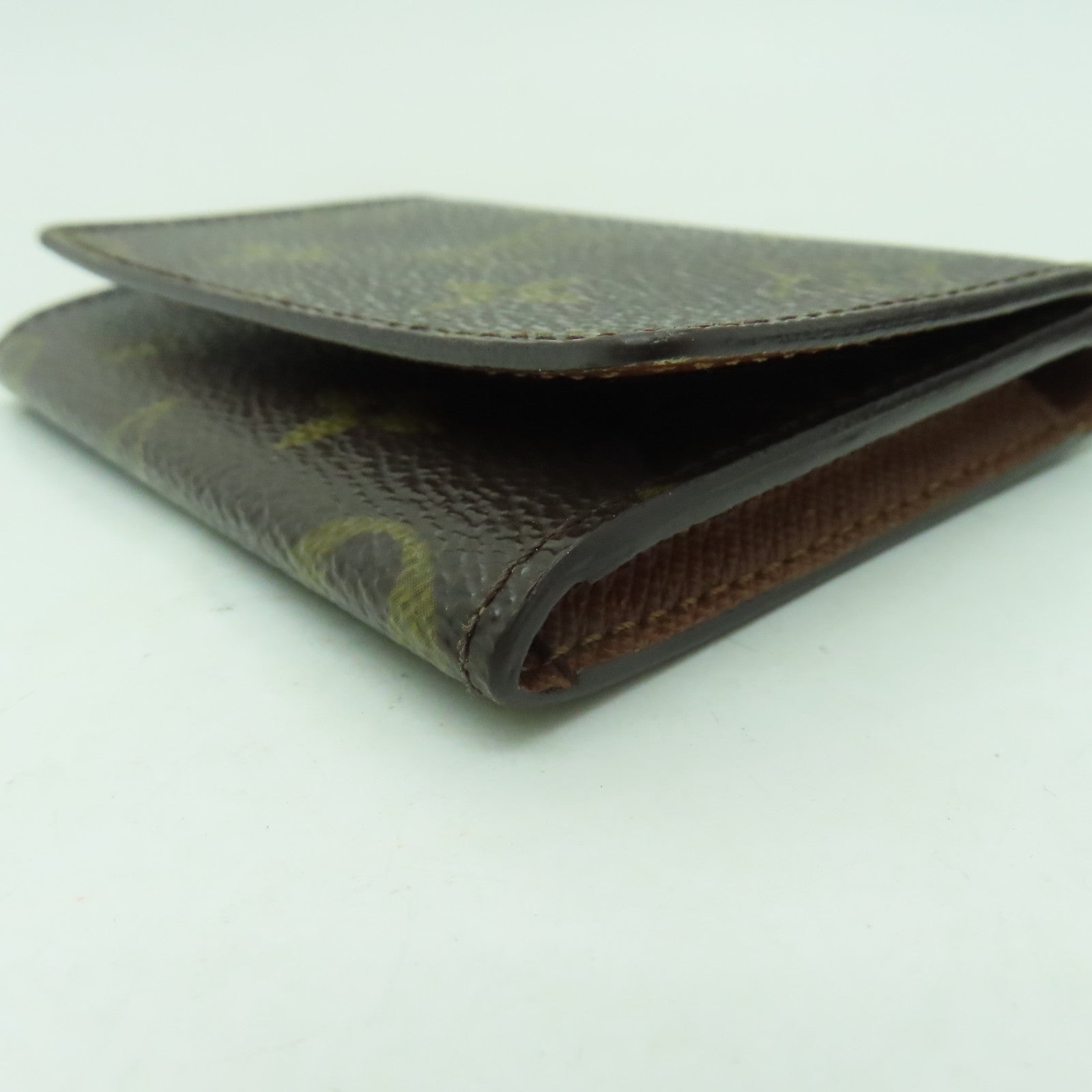 LOUIS VUITTON Monogram Card Case卡片套啡色