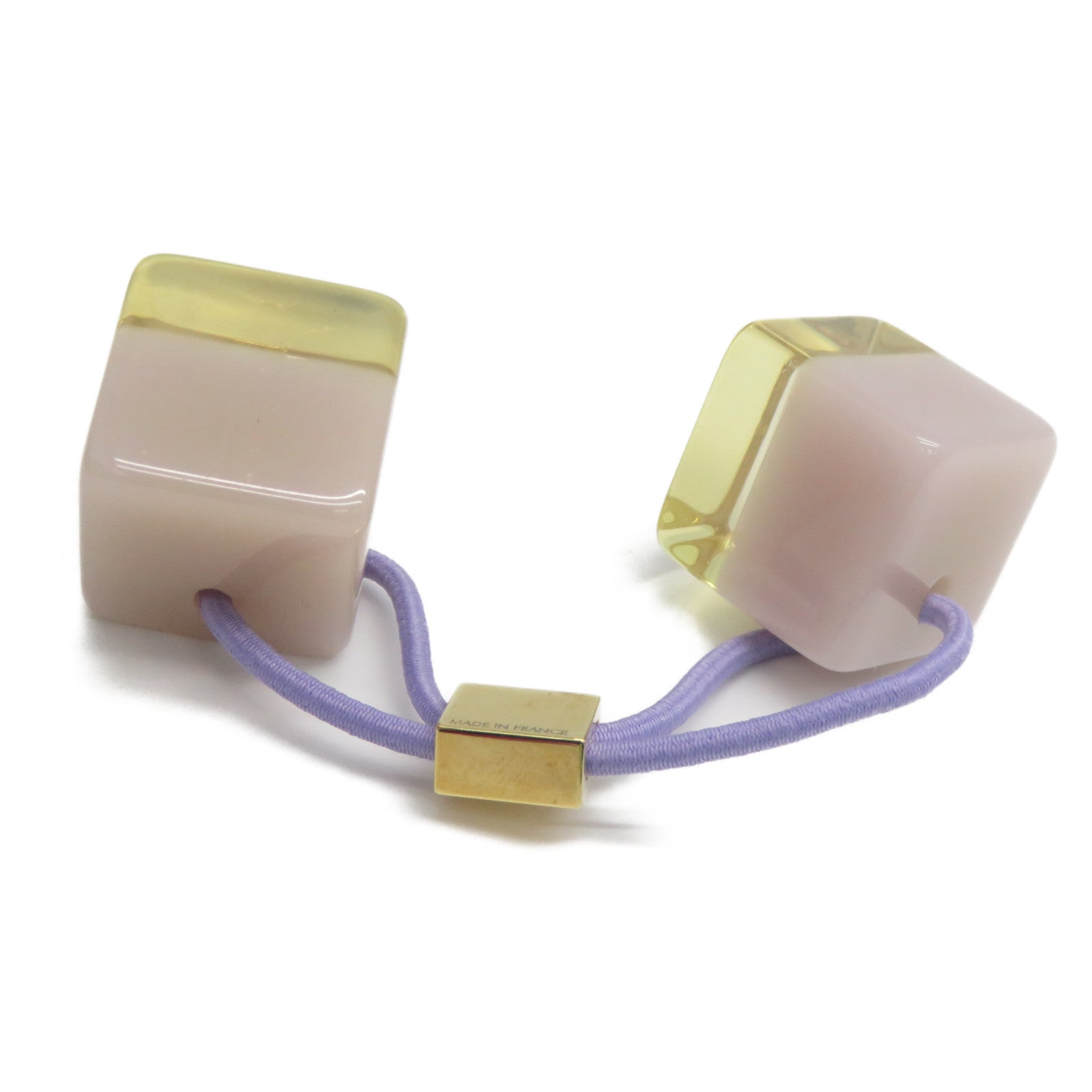 LOUIS VUITTON 【激減優惠】PVC Hair Cube金扣髮圈淺紫色