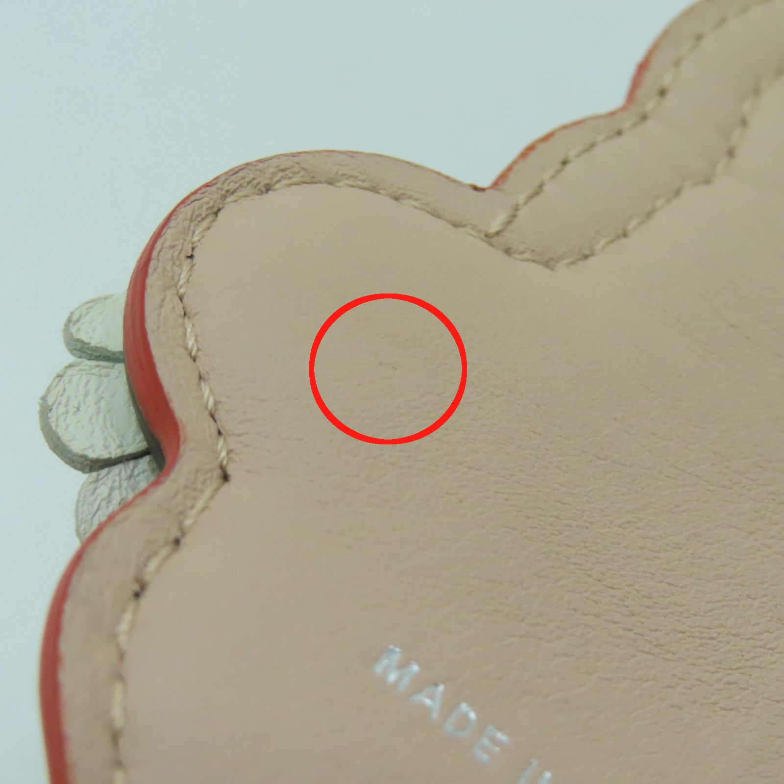 FENDI 牛皮皮革Shoulder Strap肩背带灰色彩色
