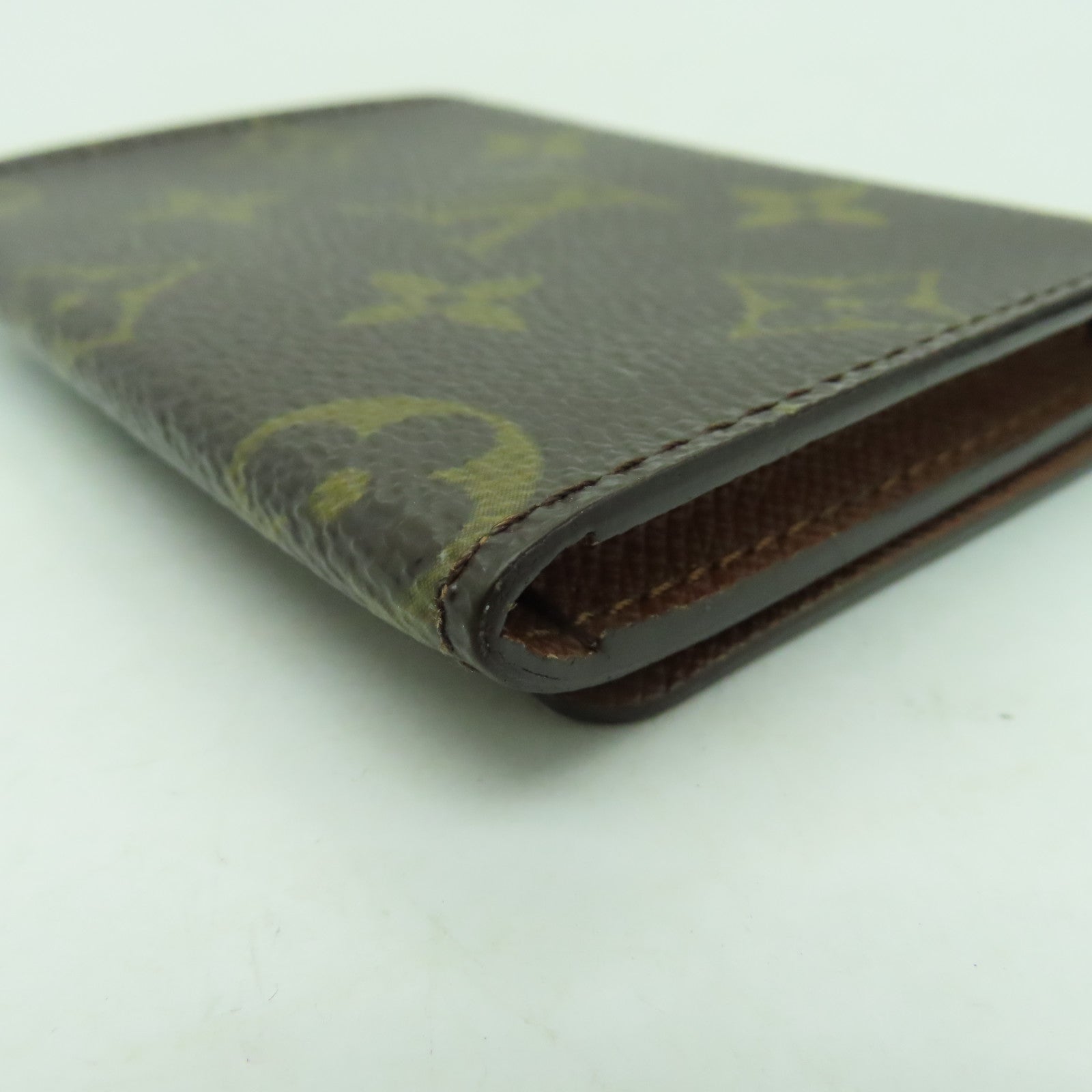 LOUIS VUITTON Monogram Card Case卡片套啡色
